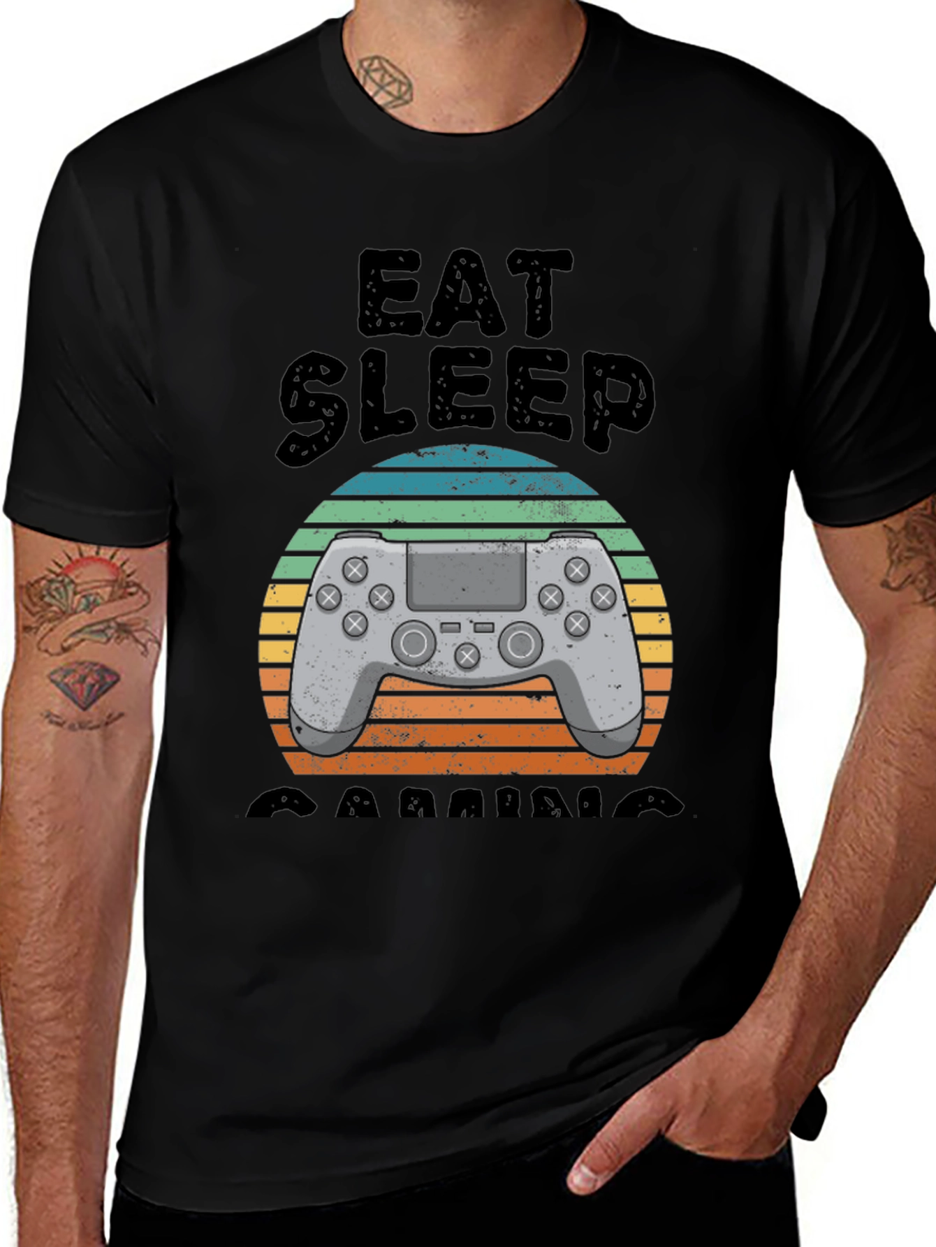 Variant 23 of Eat Sleep Gaming T-Shirt - Gamer Lifestyle Apparel