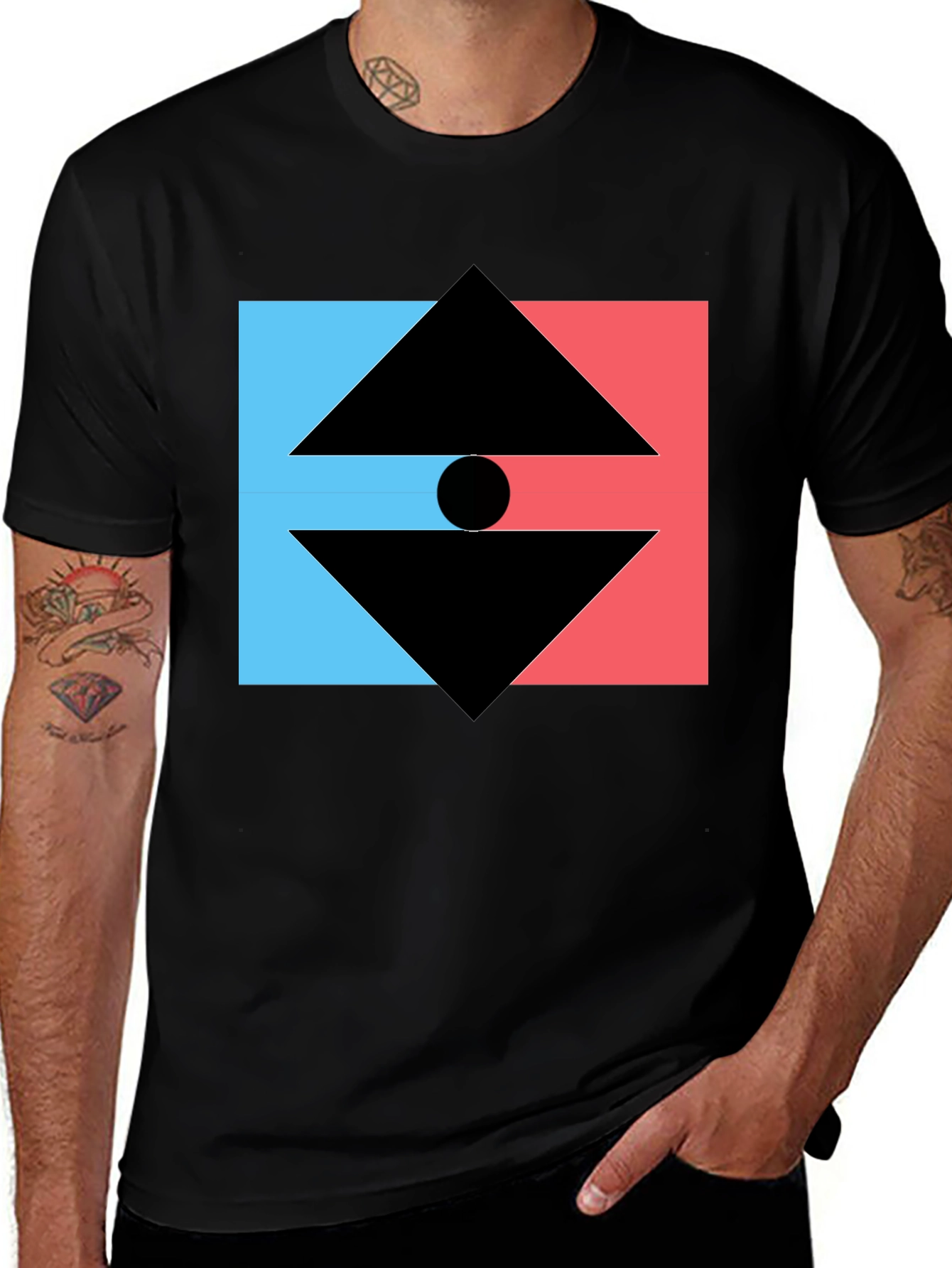 Variant 6 of Geometric Graphic Tee - Modern Design T-Shirt