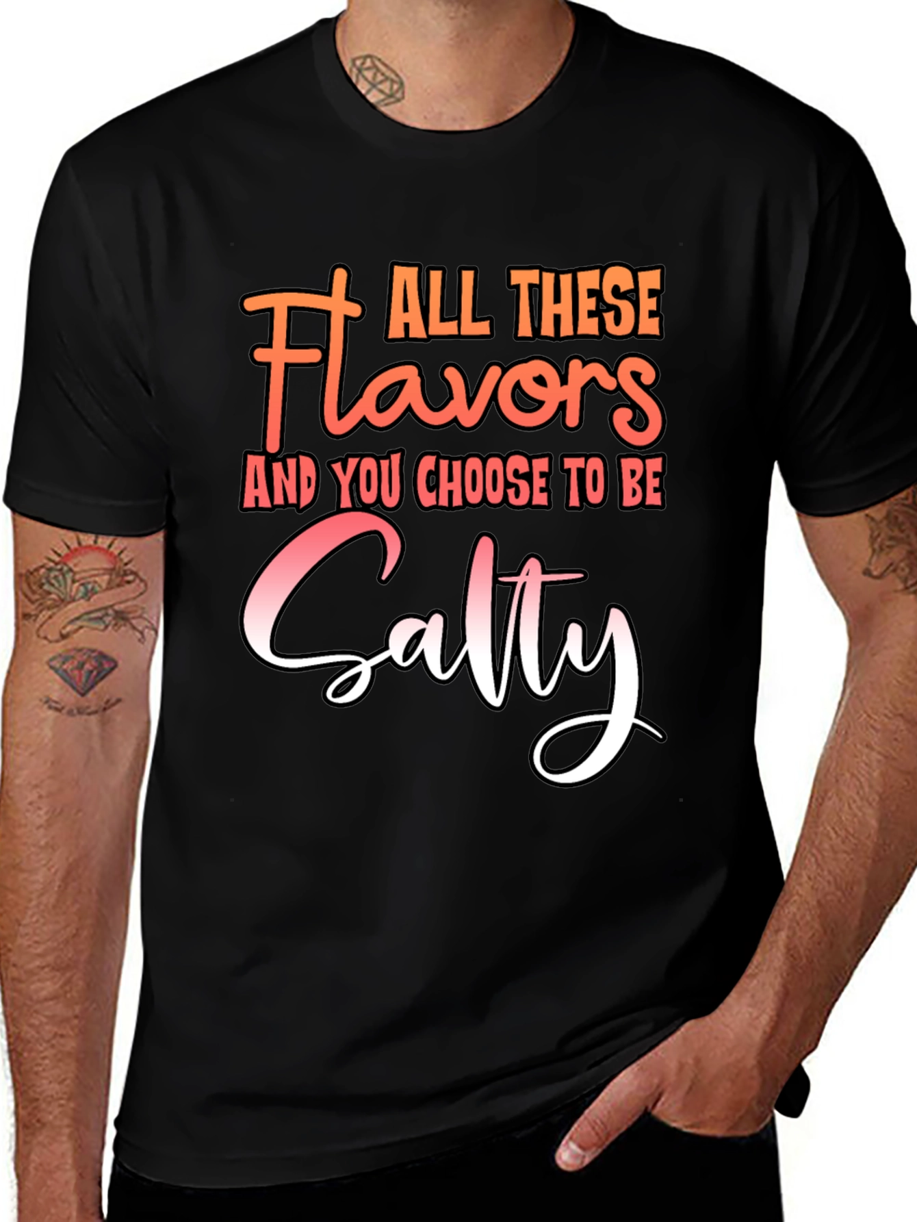 Variant 11 of Salty Graphic Tee - All These Flavors