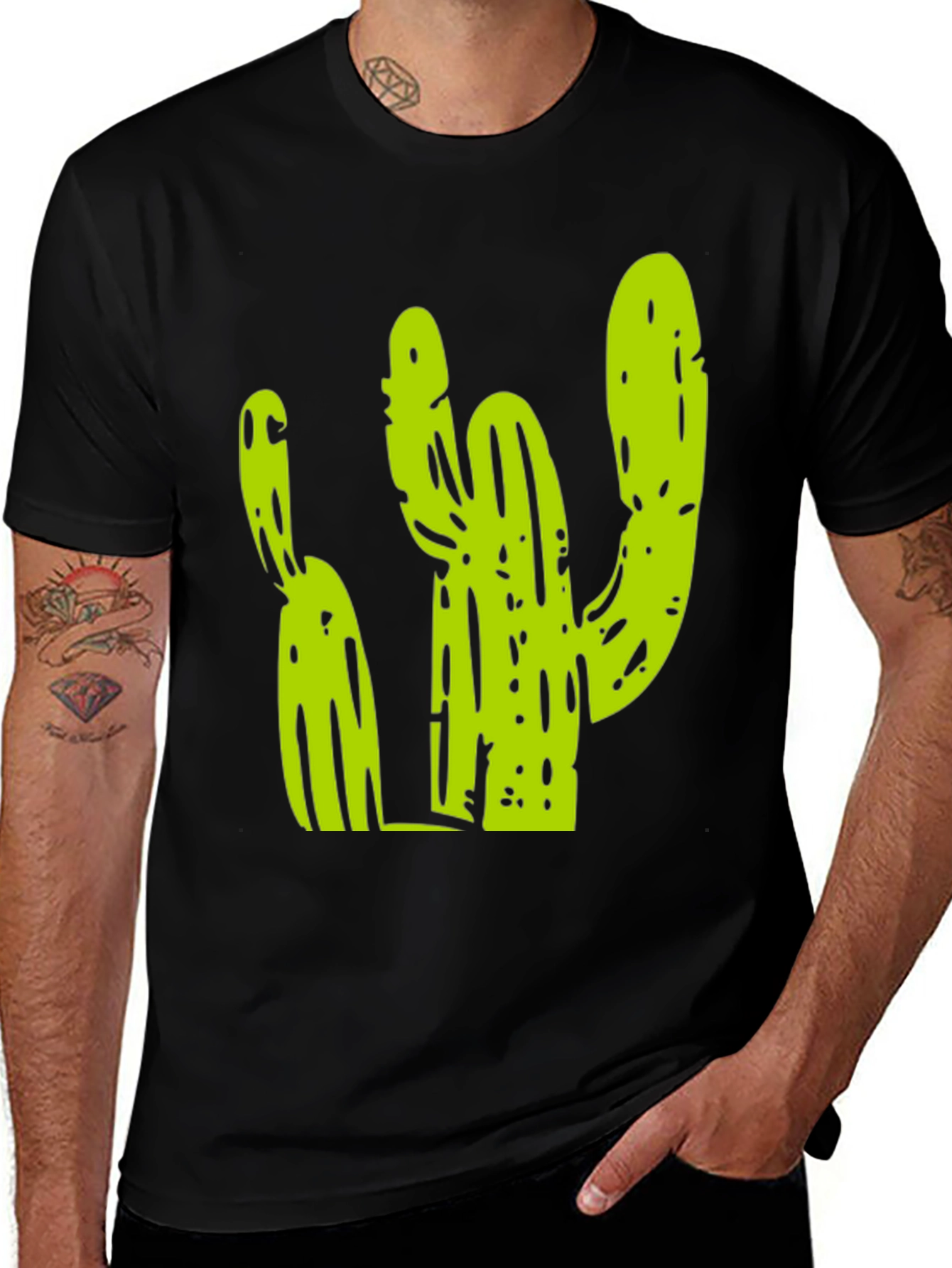 Variant 13 of Cactus Graphic Tee - Trendy Unisex T-Shirt