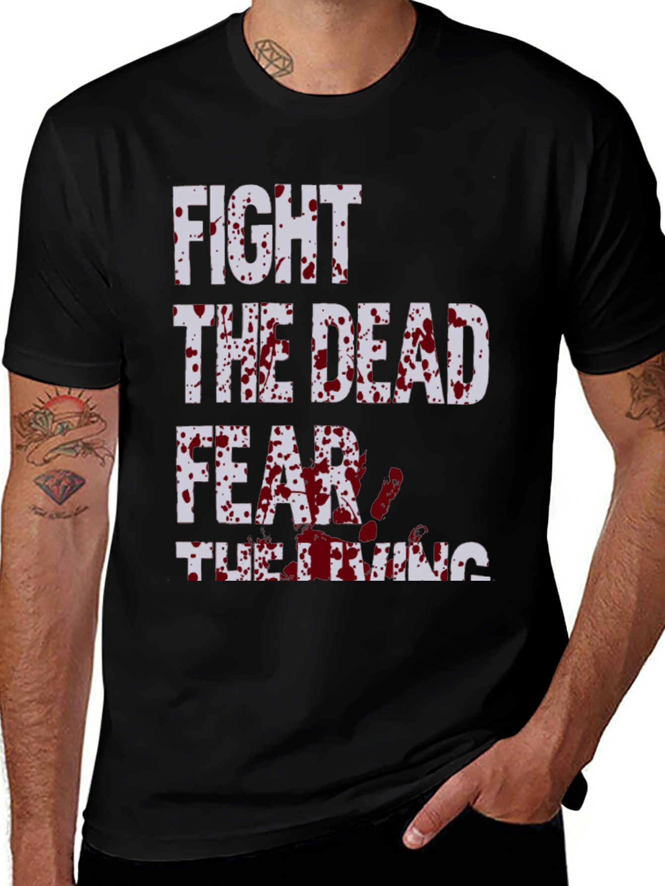 Variant 9 of Fight the Dead, Fear the Living Graphic Tee