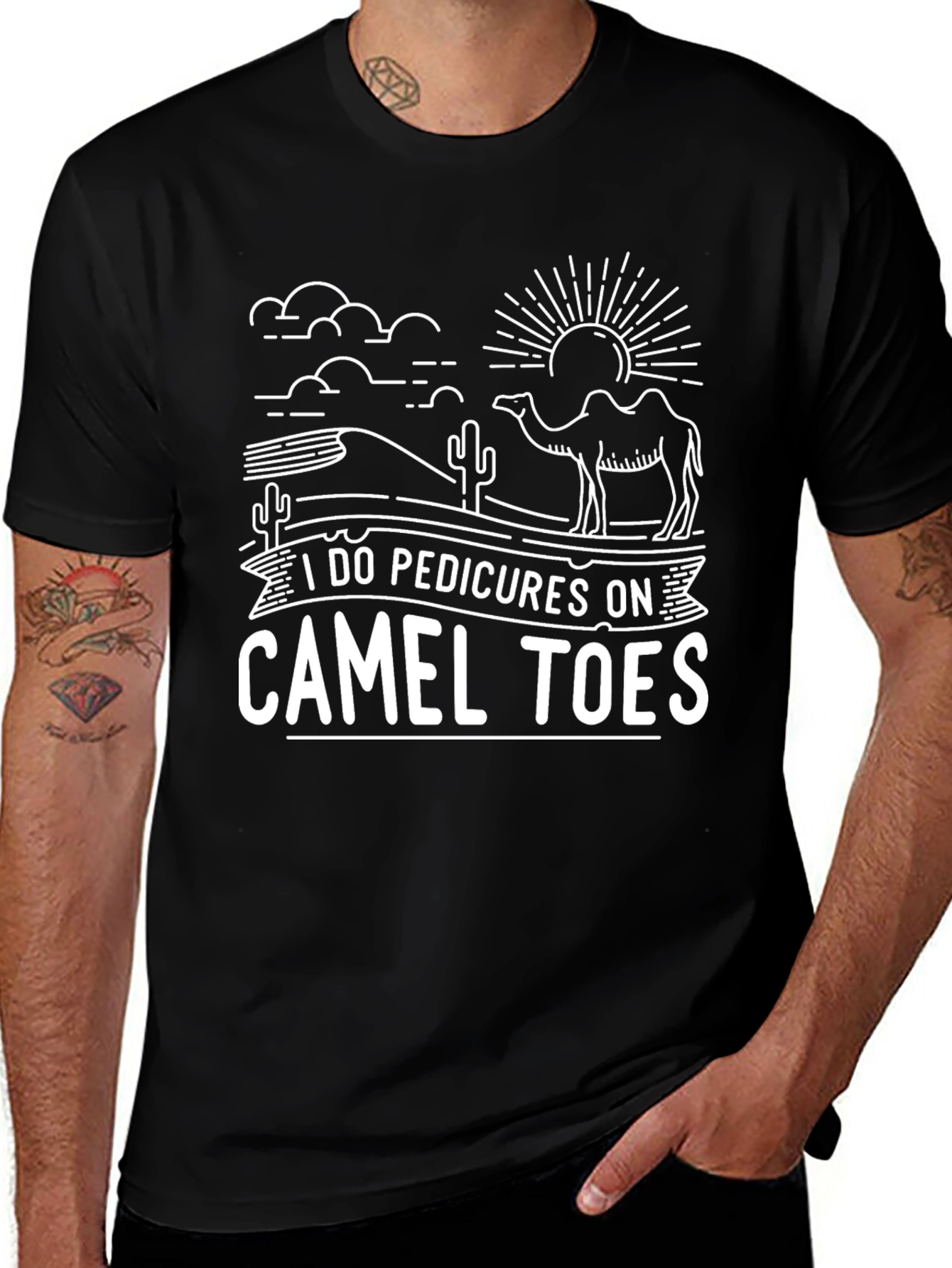 I Do Pedicures on Camel Toes Graphic Tee