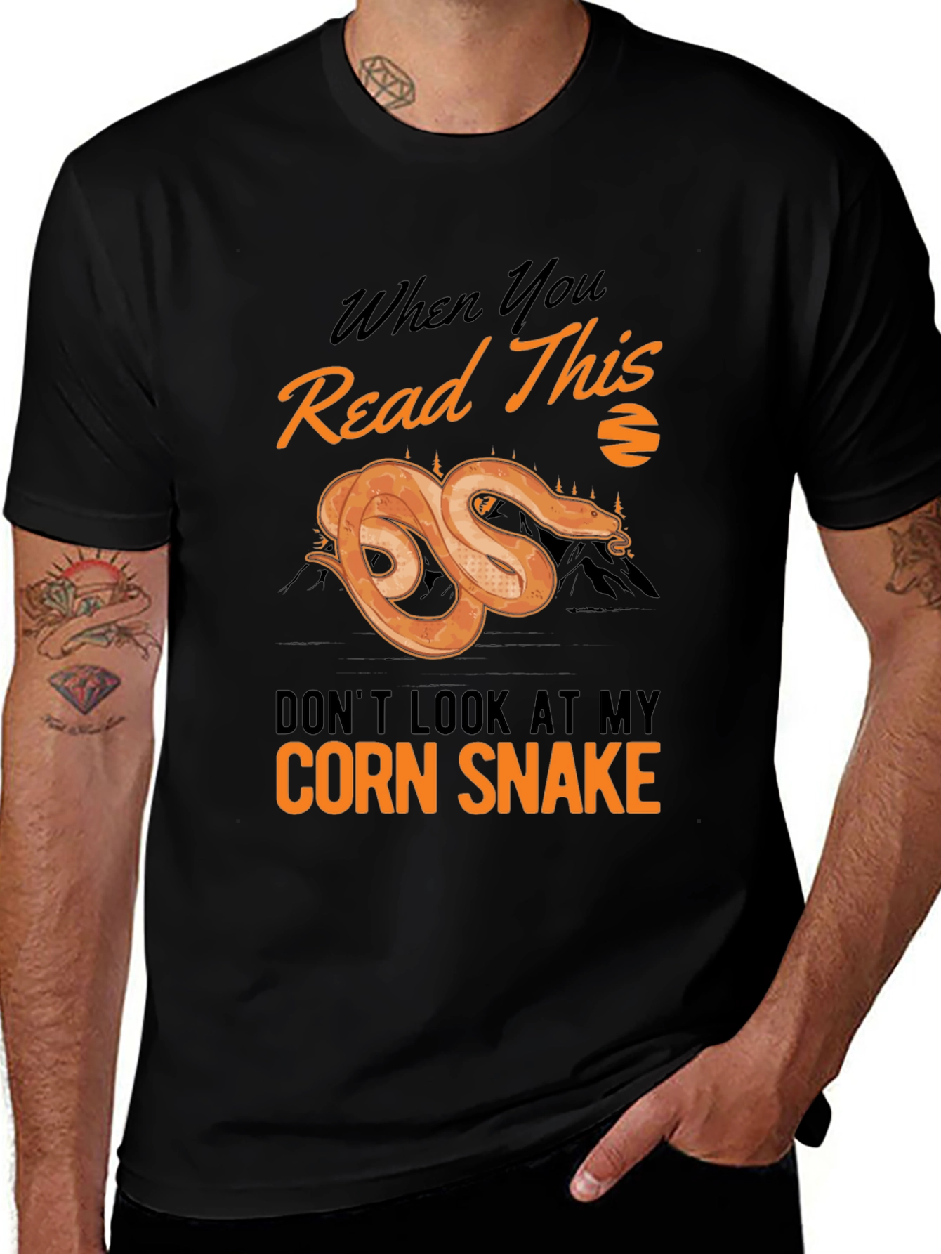 Corn Snake Graphic Tee - Funny Sarcastic T-Shirt