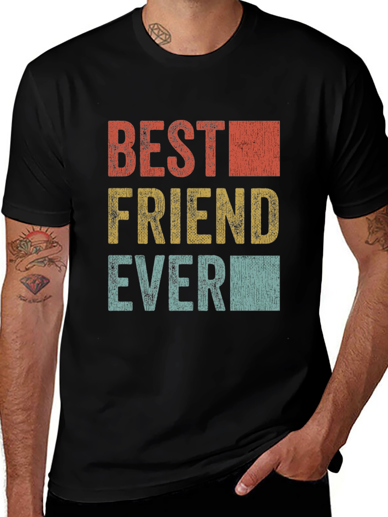 Variant 22 of Best Friend Ever Retro Graphic T-Shirt