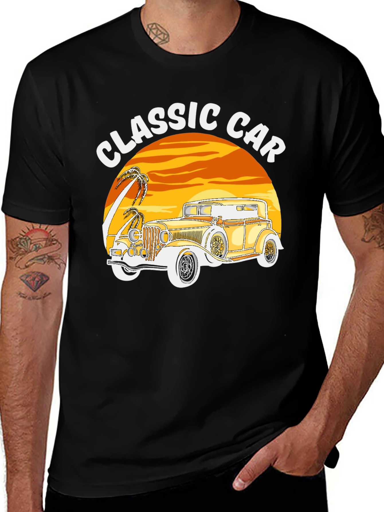 Variant 16 of Classic Car T-Shirt Retro Style Graphic Tee