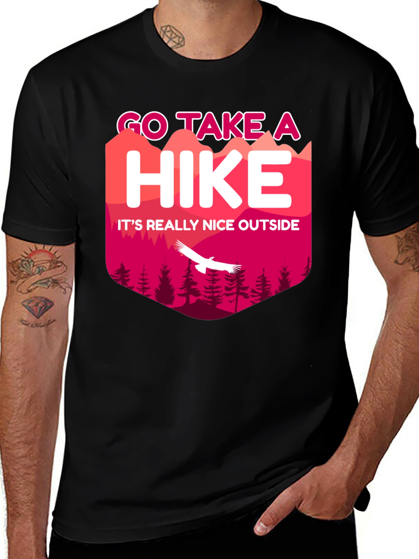 Variant 17 of Go Take A Hike T-Shirt
