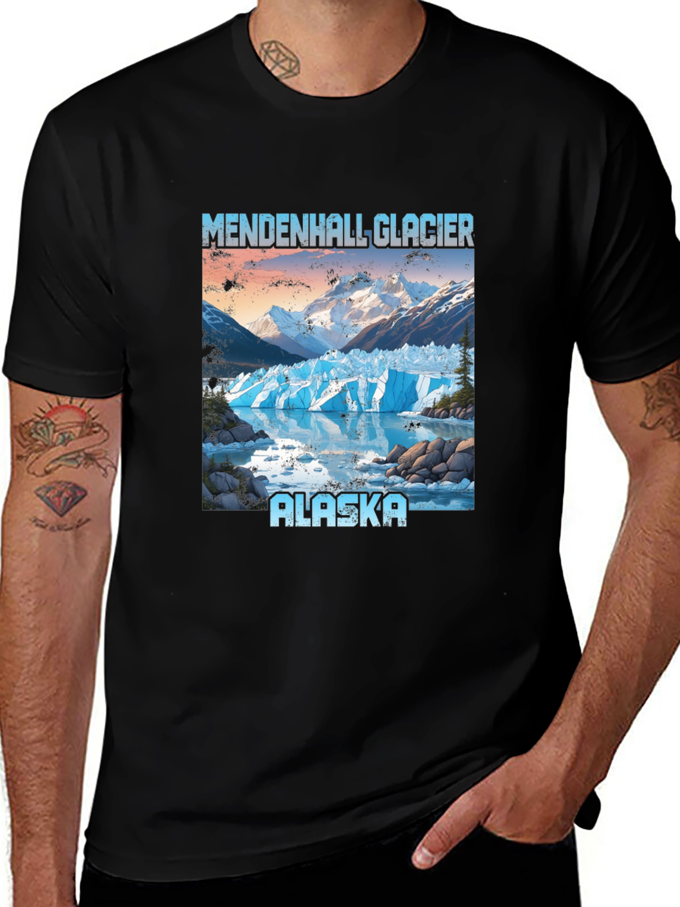 Mendenhall Glacier Alaska Graphic Tee