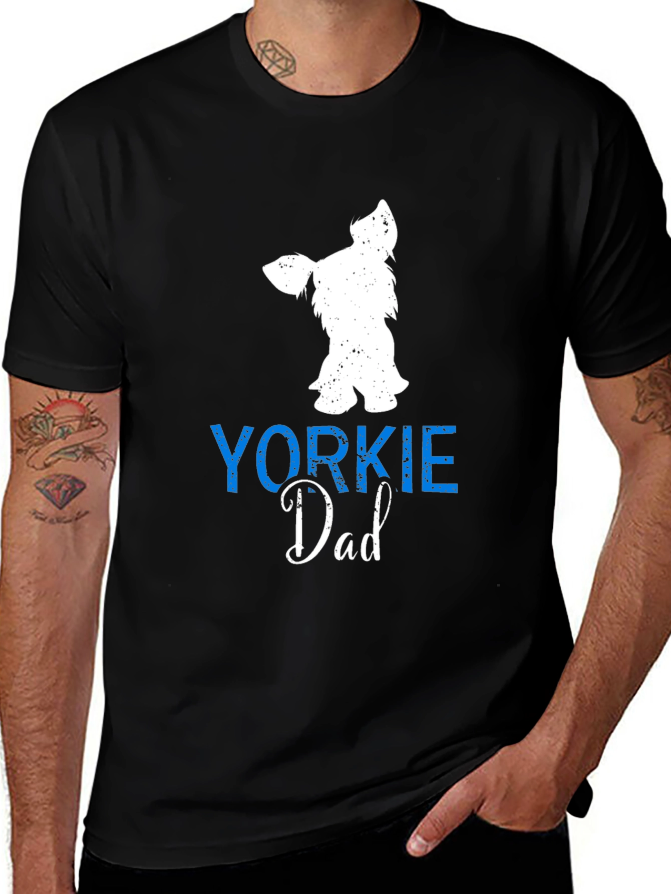 Yorkie Dad T-Shirt - Dog Lover Gift