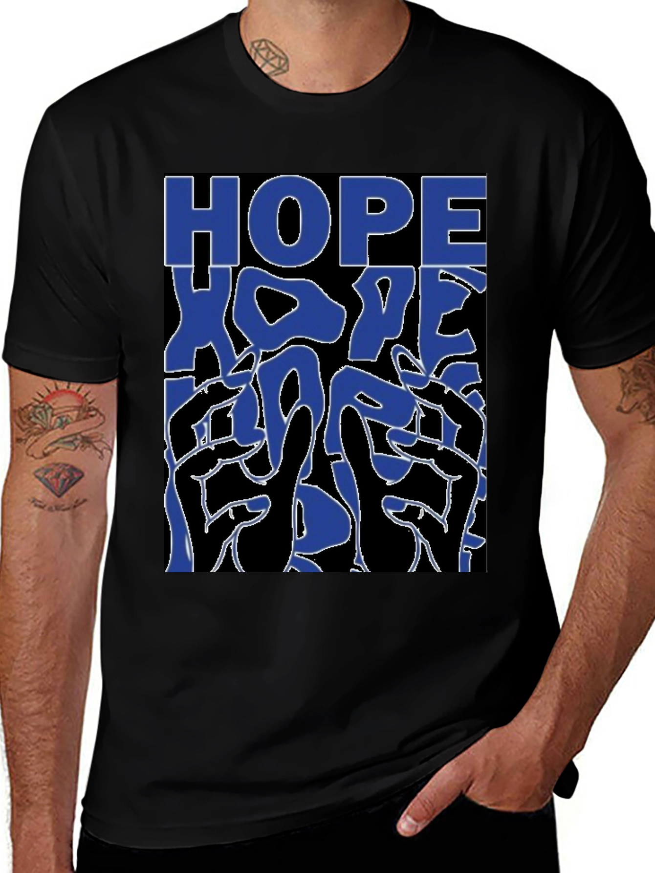 Variant 26 of Hope Graphic Print Tee - Unique Design, Soft Fabric
