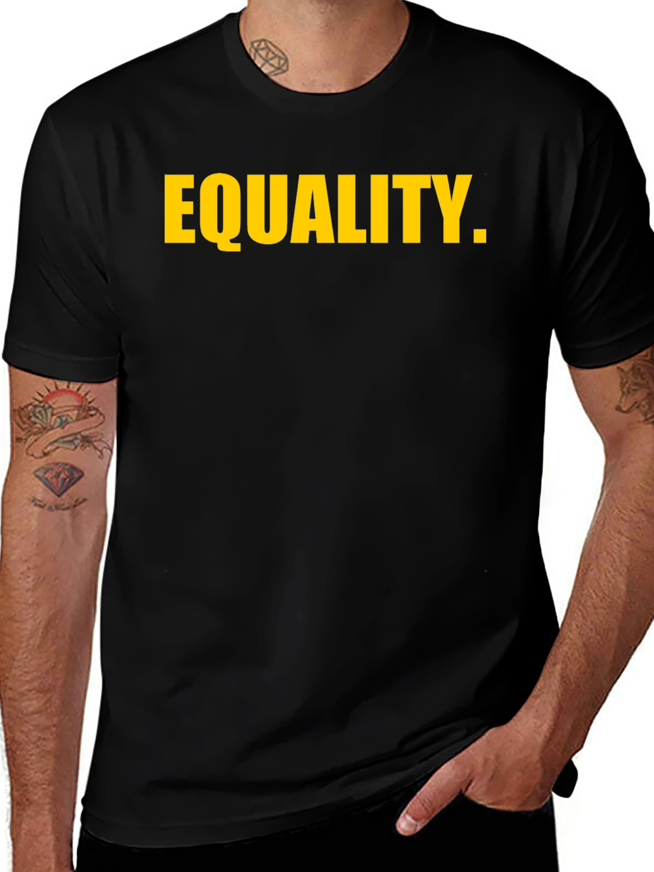 Variant 6 of Equality Graphic T-Shirt - Black