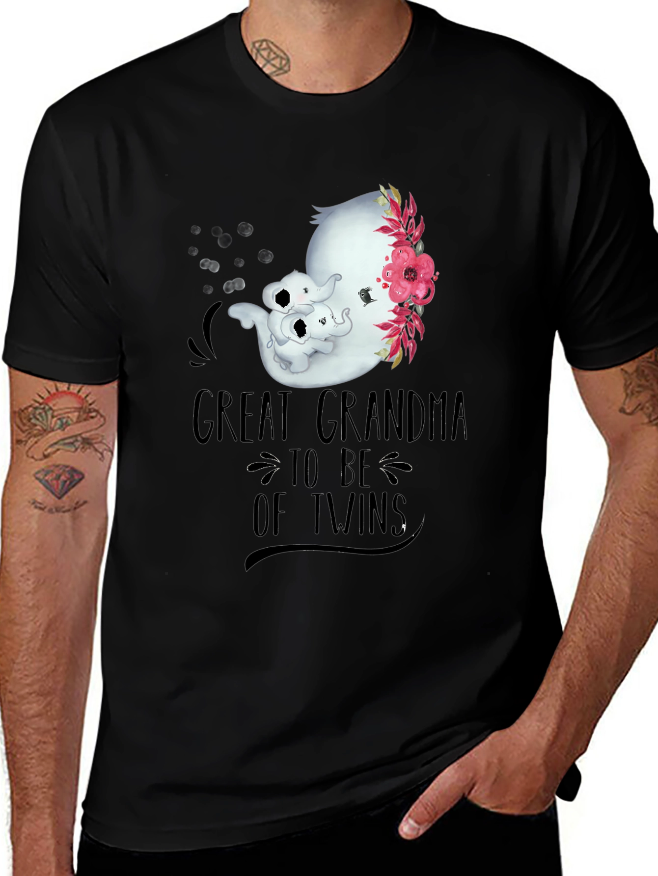Great Grandma to be of Twins T-Shirt