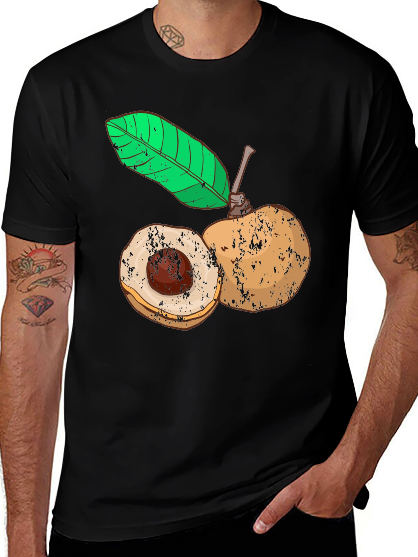 Variant 16 of Sapodilla Fruit Graphic Tee