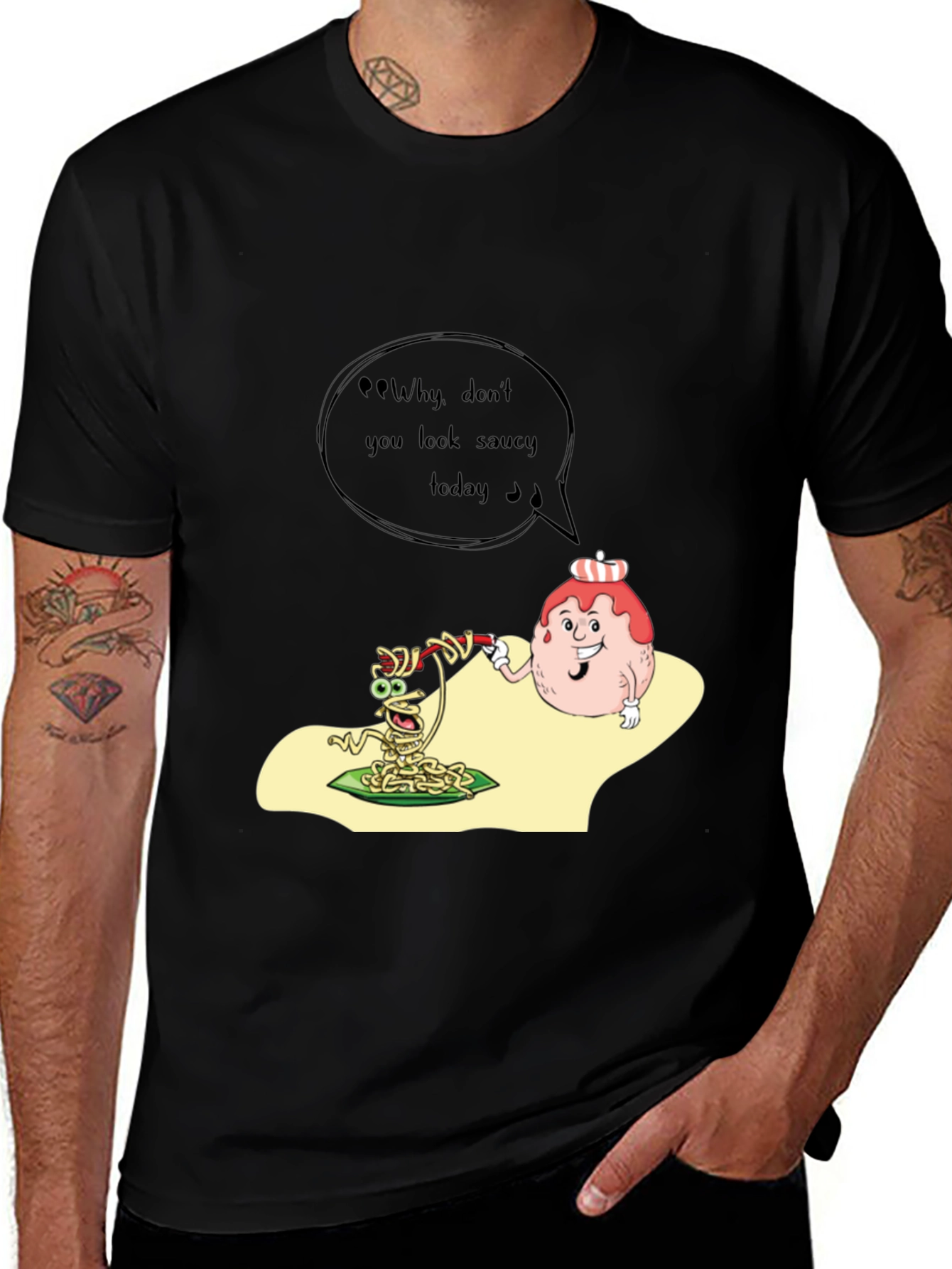 Variant 28 of Saucy Humor Graphic Tee