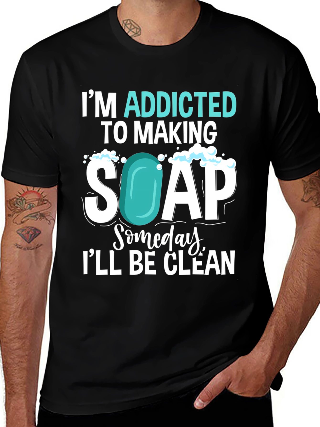 Variant 12 of Addicted to Making Soap T-Shirt