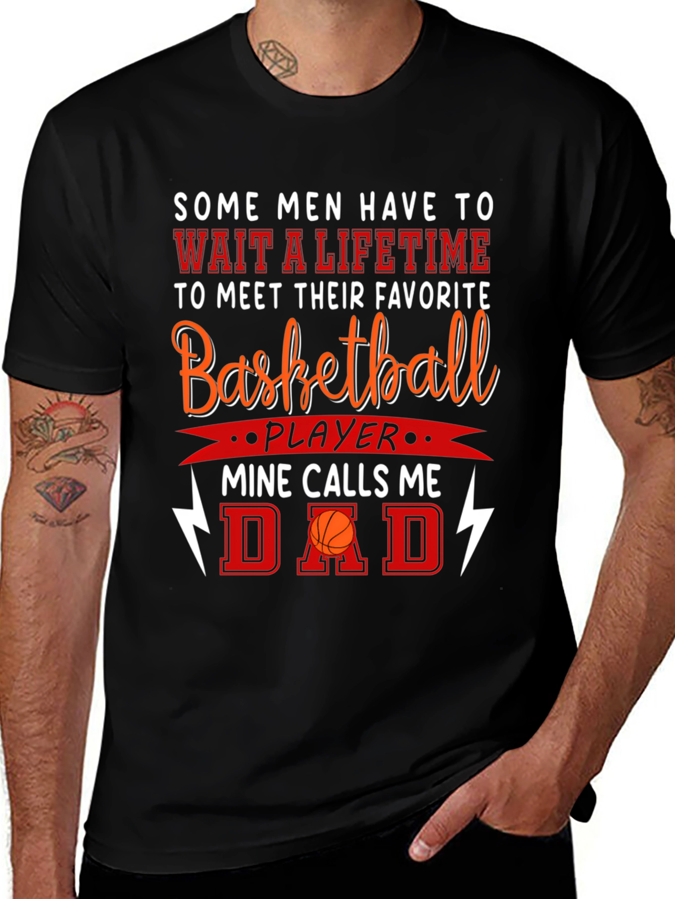 Variant 25 of Basketball Dad T-Shirt - Favorite Player Gift