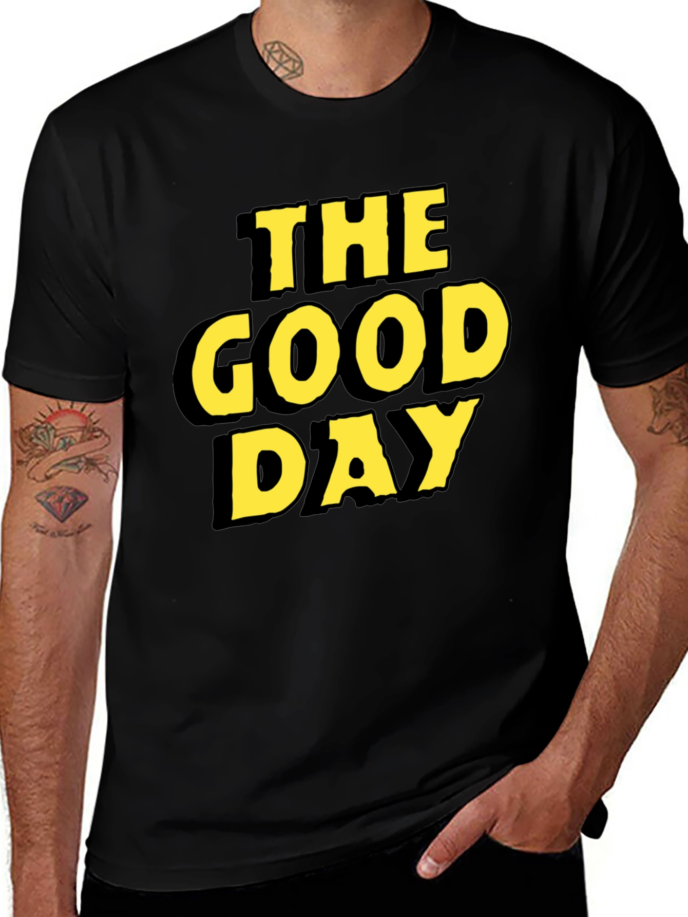 Variant 29 of The Good Day Black T-Shirt