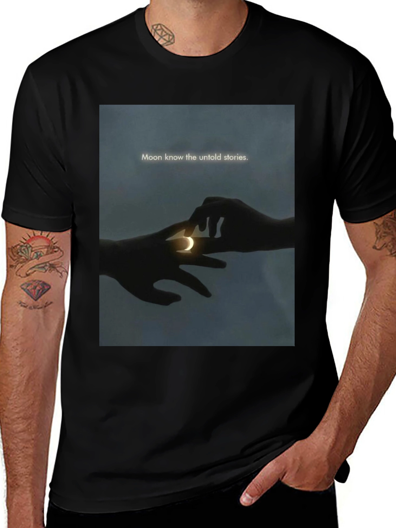 Variant 4 of Moonlit Story Graphic Tee