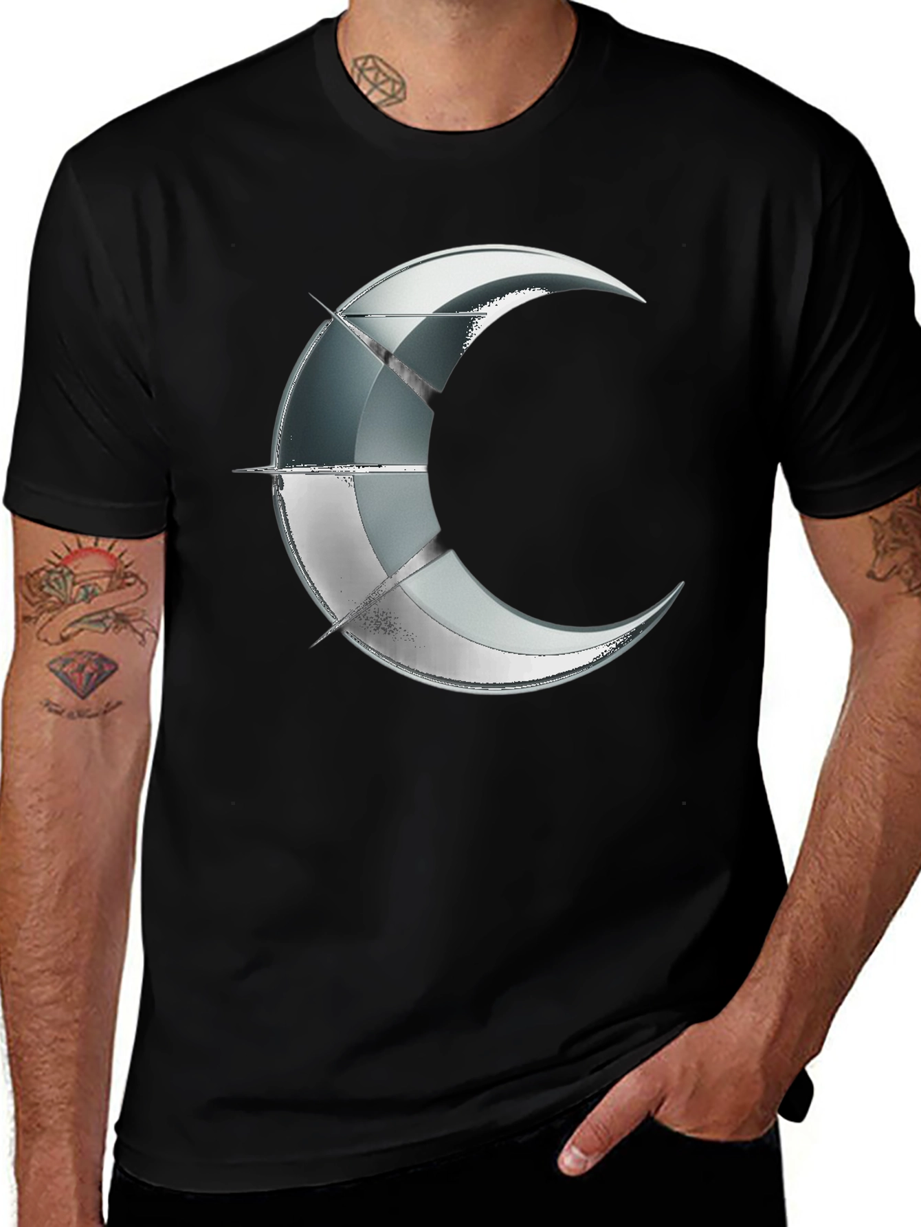 Moon Knight Inspired Black T-Shirt