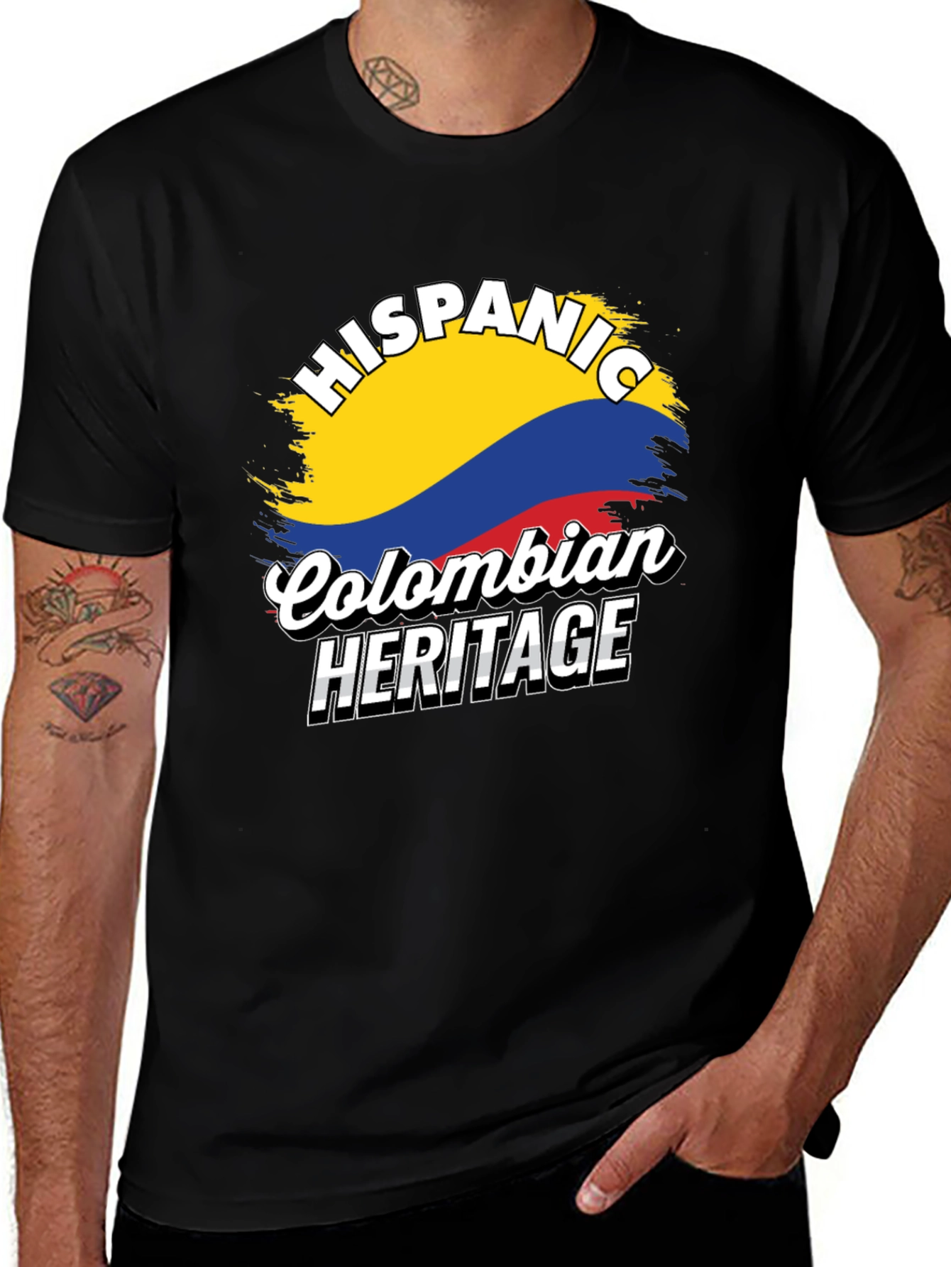 Variant 29 of Hispanic Colombian Heritage Graphic T-Shirt