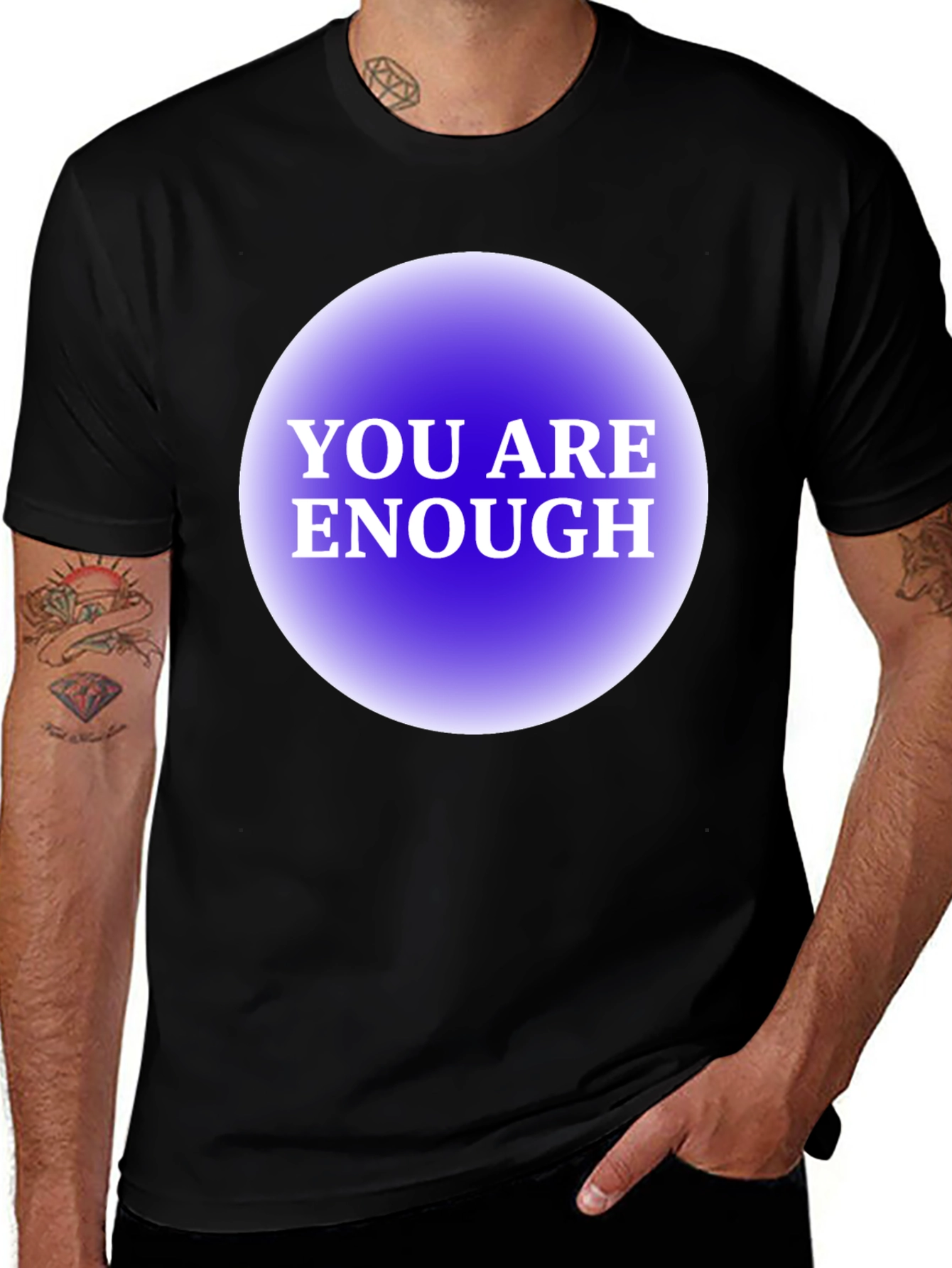 You Are Enough Graphic Tee - Positive Affirmation Shirt