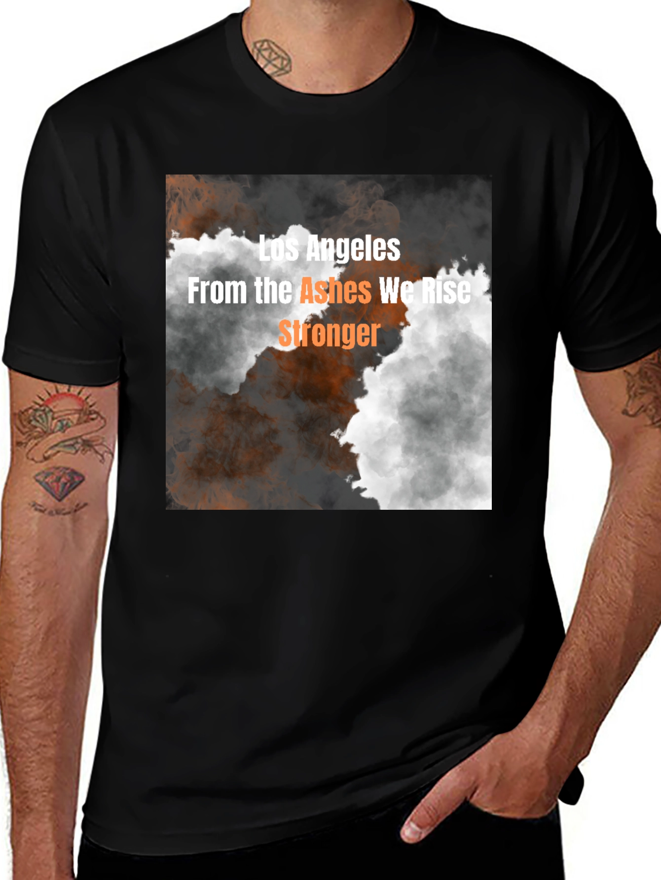 Variant 15 of Los Angeles We Rise Stronger Graphic Tee