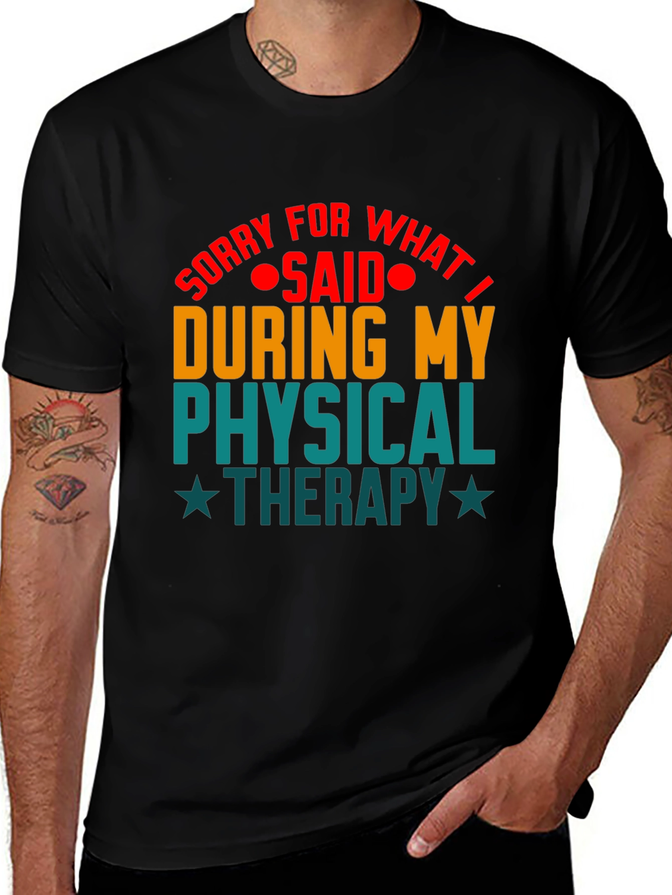 Variant 23 of Funny Physical Therapy Apology T-Shirt
