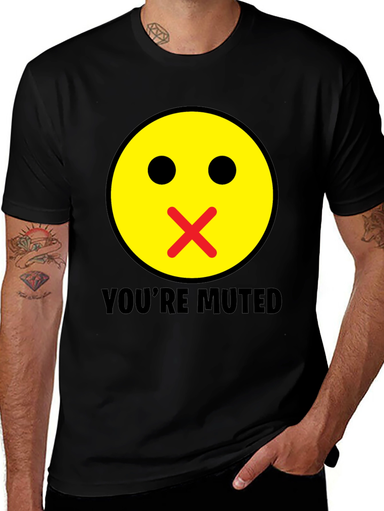 You're Muted Emoji Graphic T-Shirt