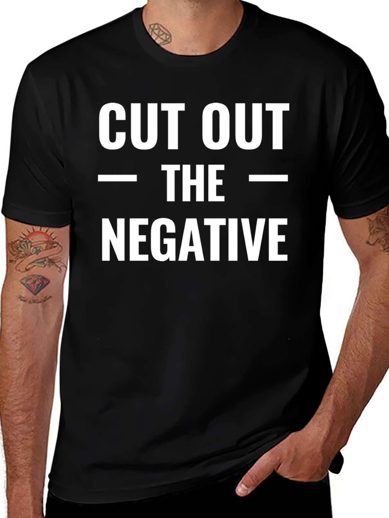 Variant 8 of Cut Out The Negative Graphic Tee