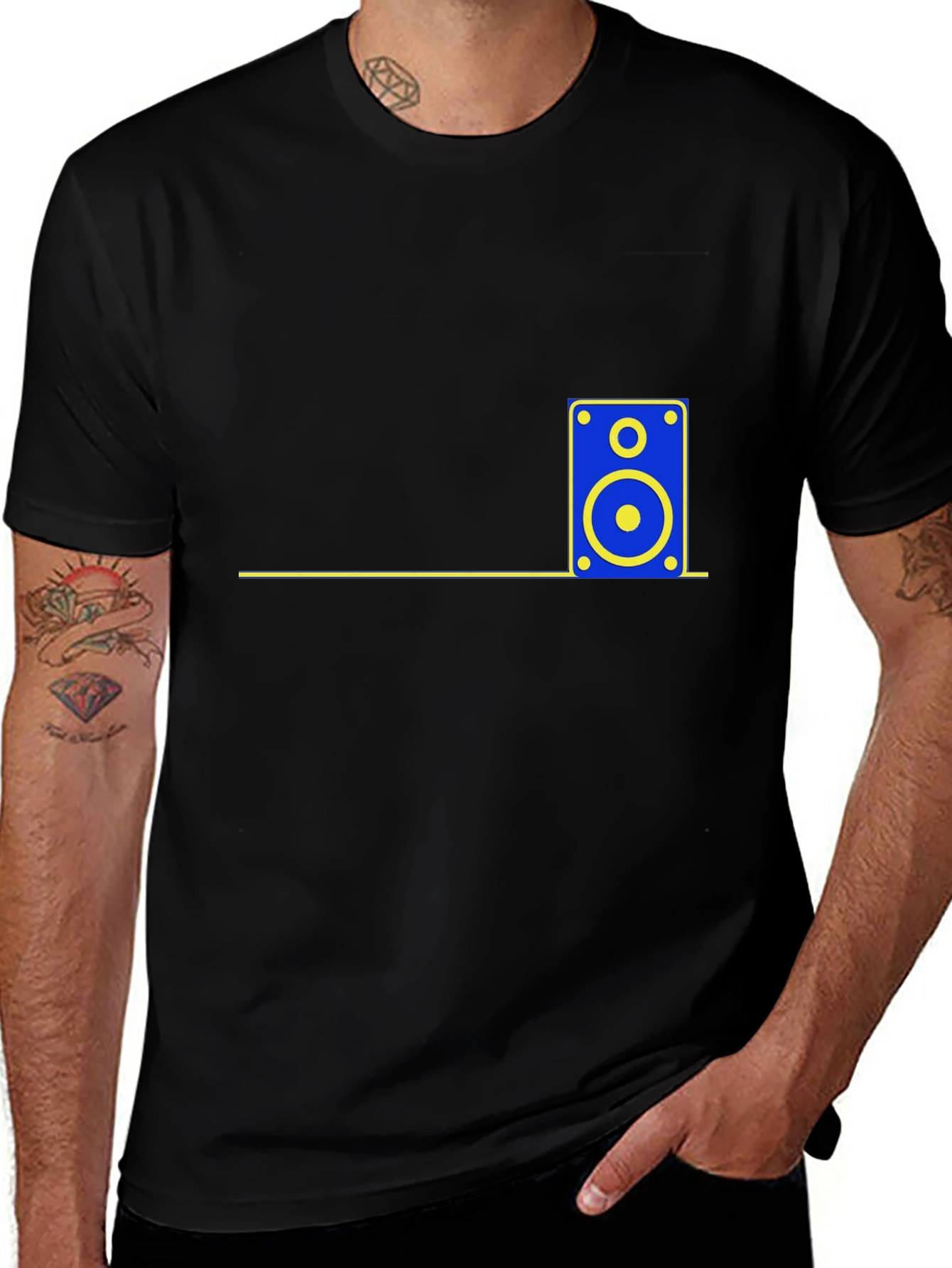 Variant 15 of Speaker Graphic Tee - Modern Style