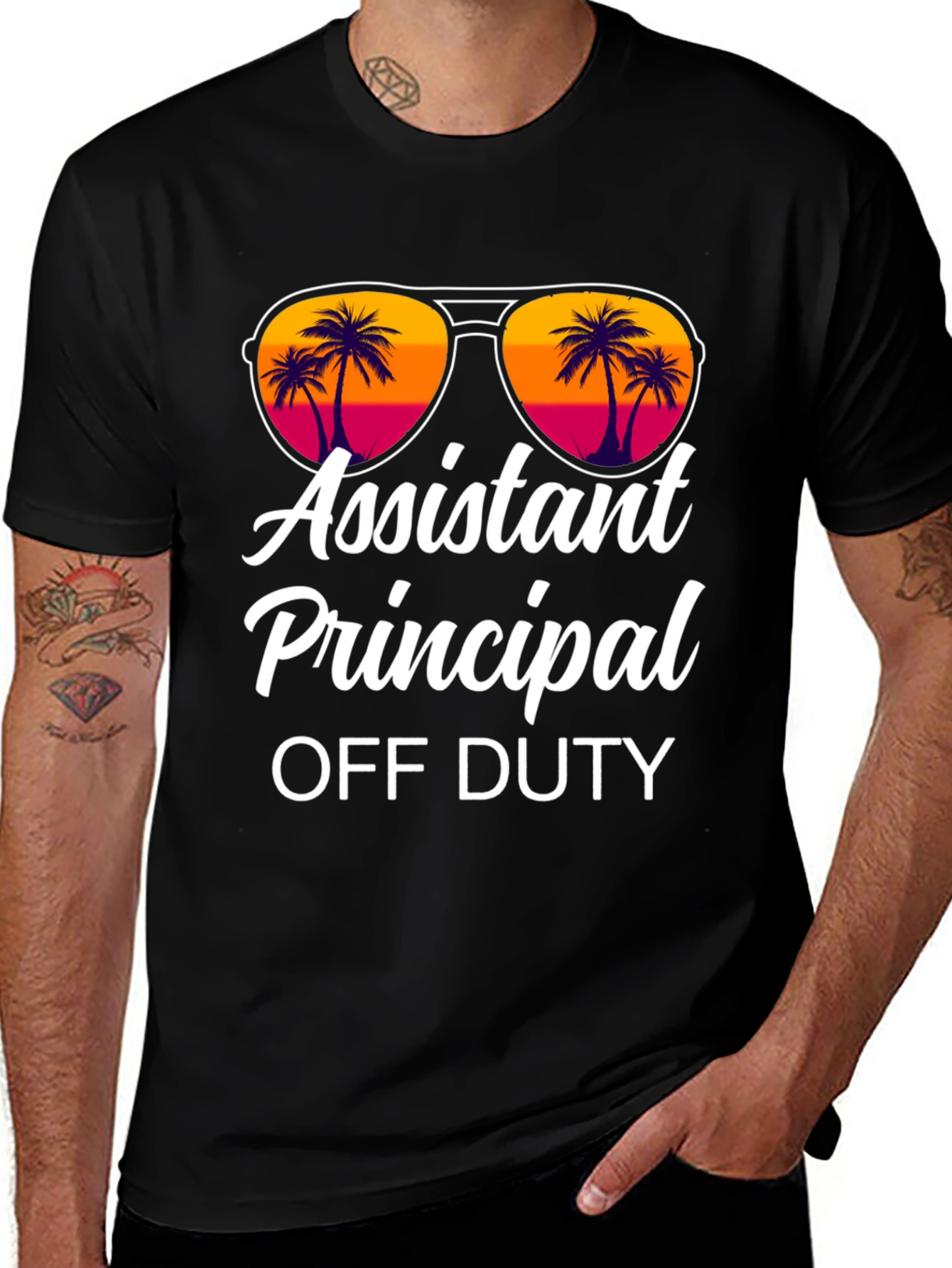 Variant 5 of Assistant Principal Off Duty Graphic Tee