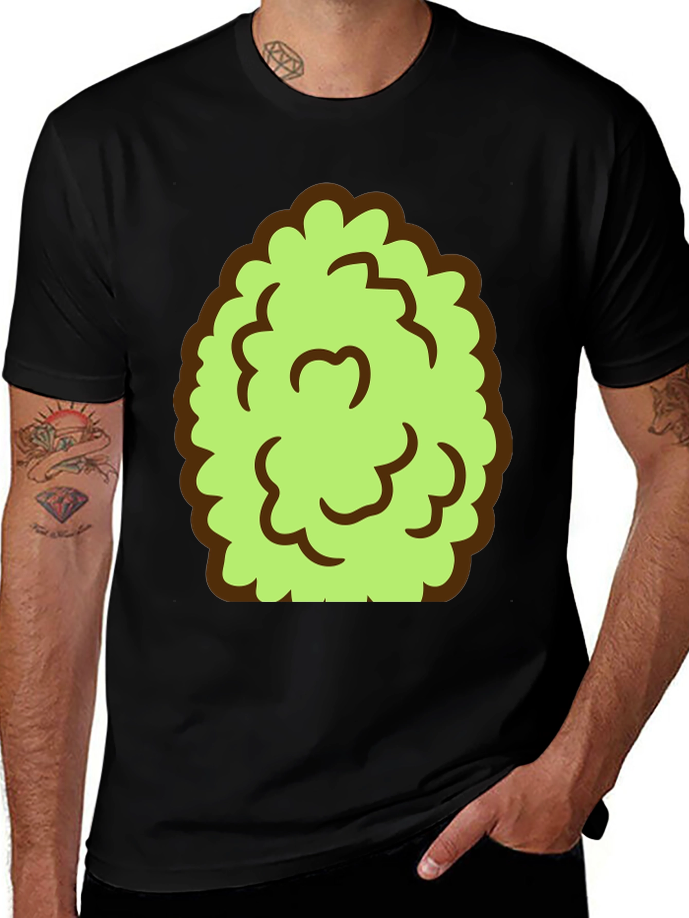 Variant 22 of Bush Graphic Black T-Shirt