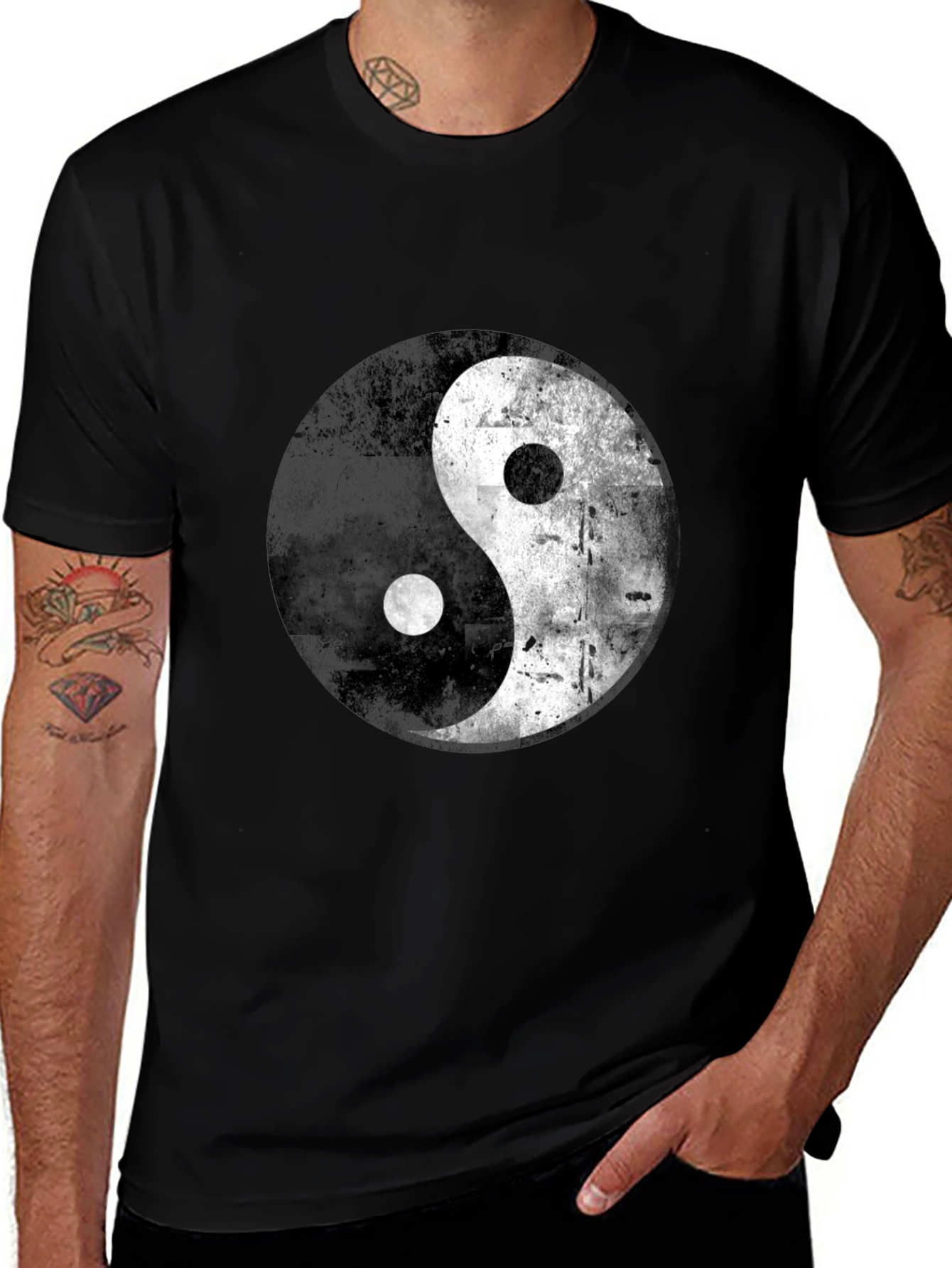 Yin Yang Graphic Tee - Balance & Style
