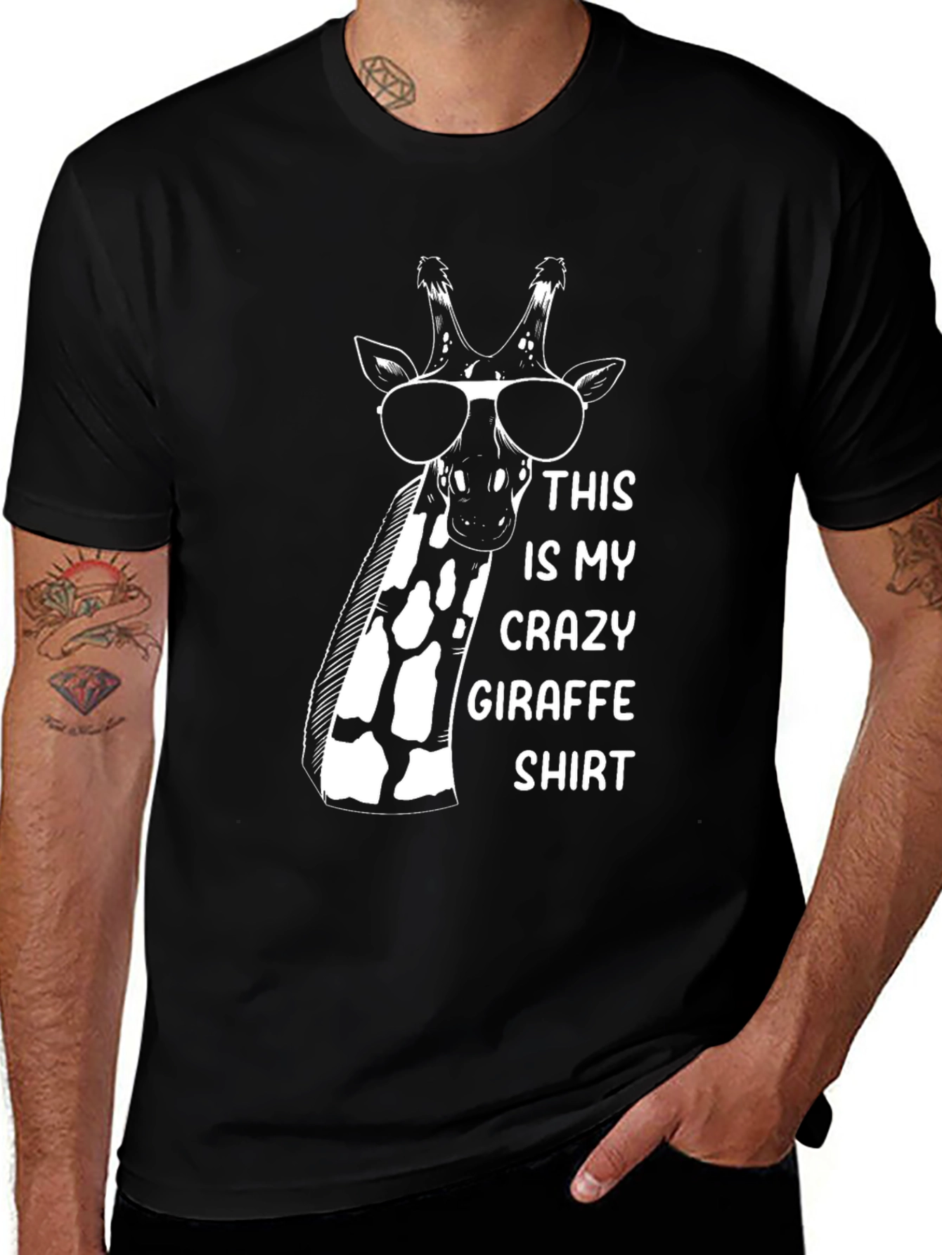 Variant 11 of Crazy Giraffe T-Shirt