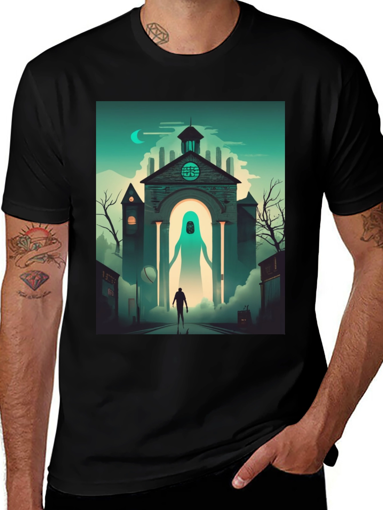 Variant 15 of Mystic Encounter Graphic Tee - Urban Style