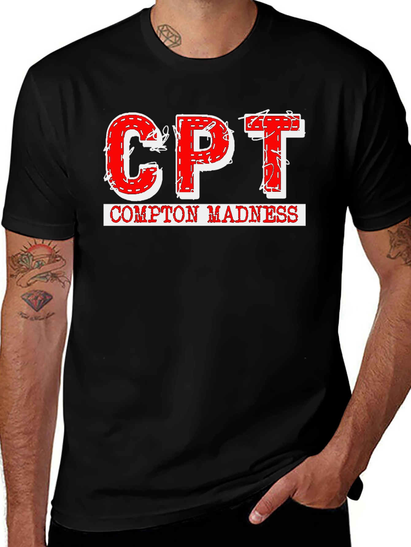 CPT Compton Madness Black Graphic T-Shirt