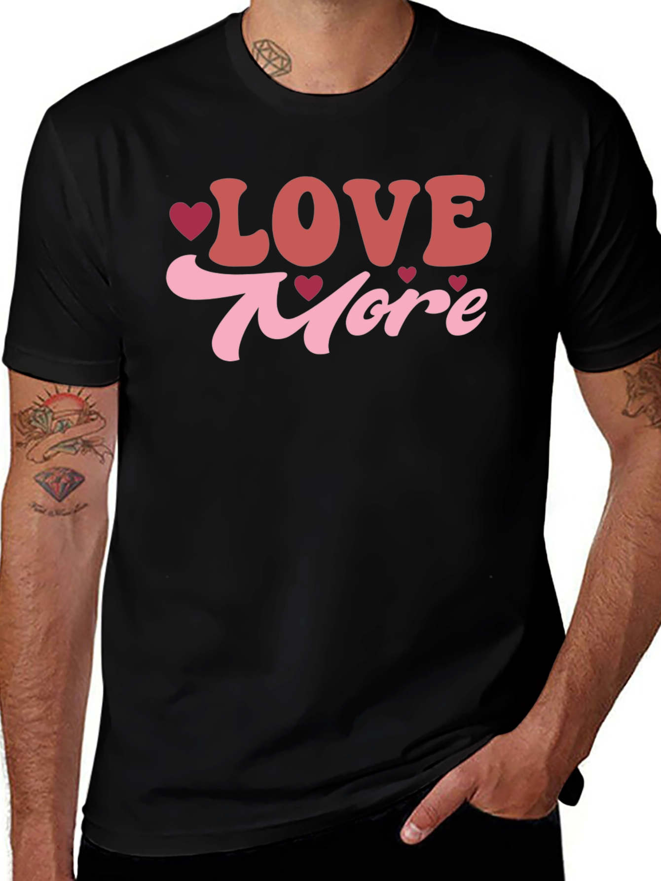 Variant 5 of Love More Graphic Tee