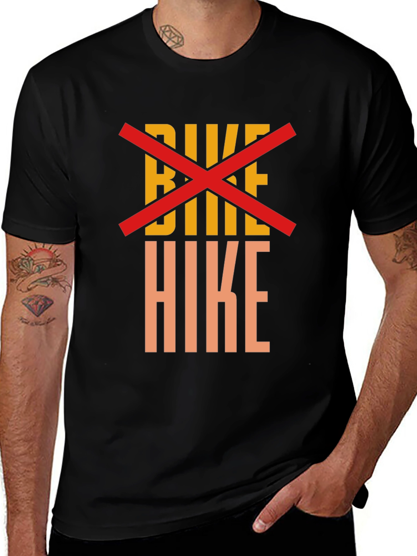Variant 9 of Bike Hike Tee: Outdoor Adventure Graphic T-Shirt