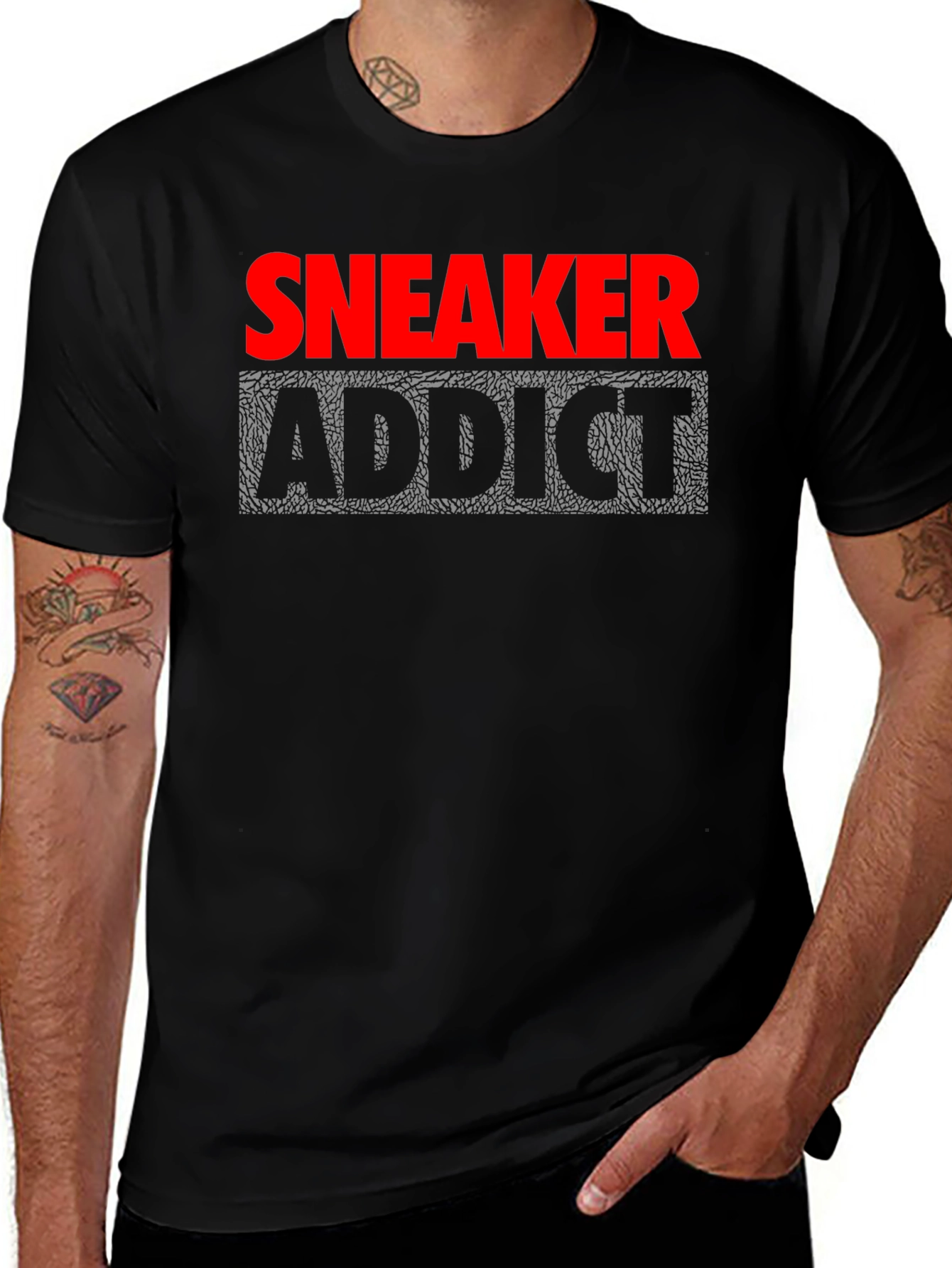 Variant 9 of Sneaker Addict Black T-Shirt