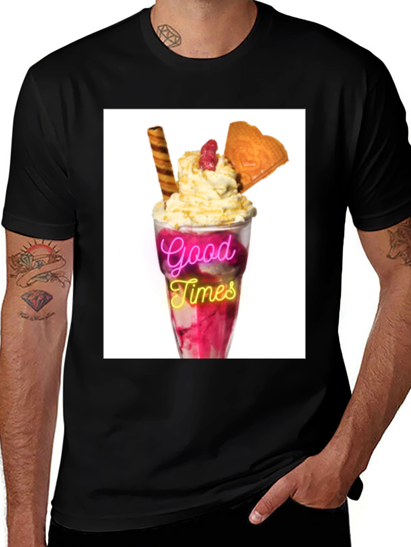 Good Times Ice Cream Graphic Tee