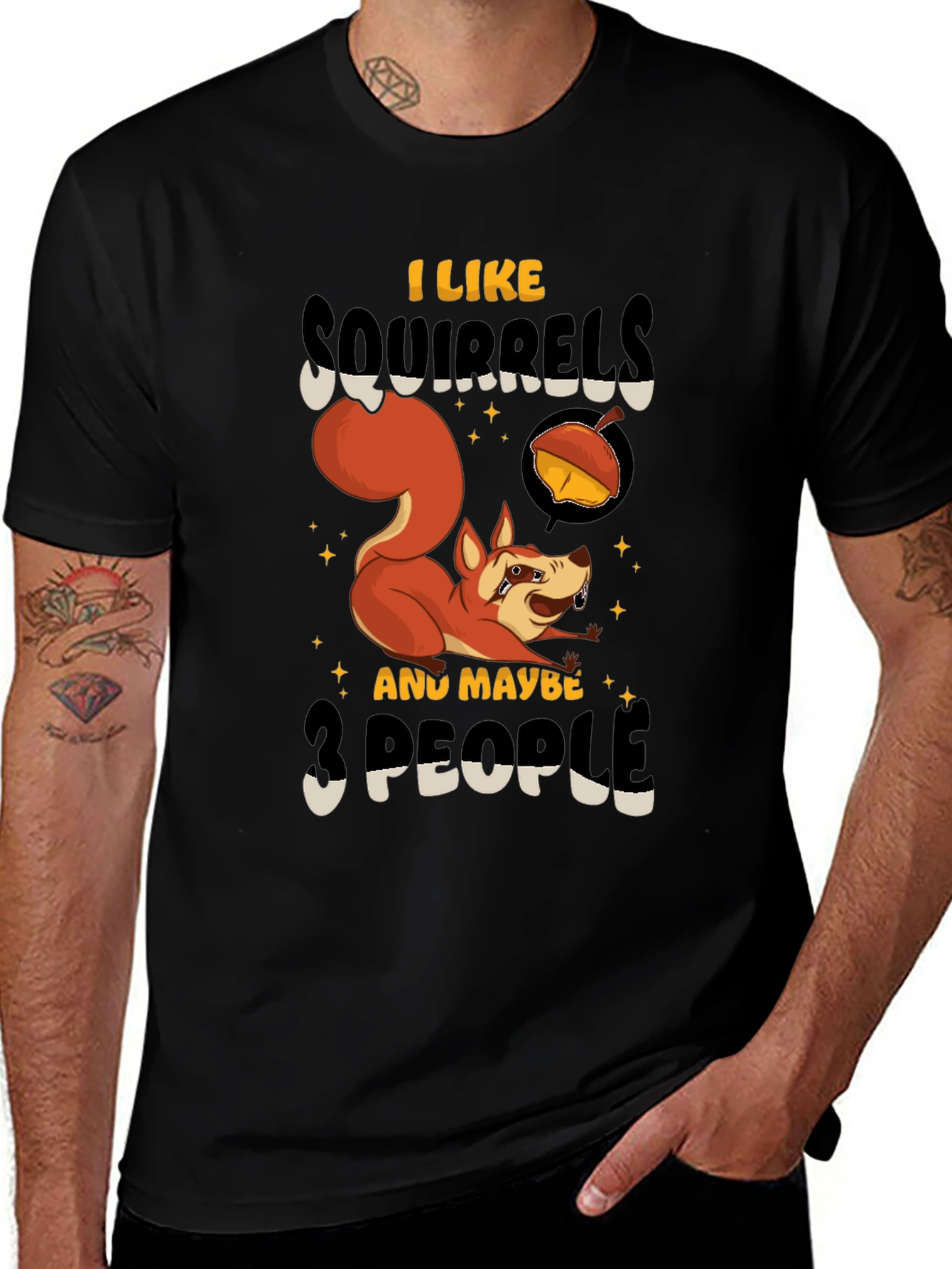 Variant 20 of Squirrel Lover Graphic T-Shirt
