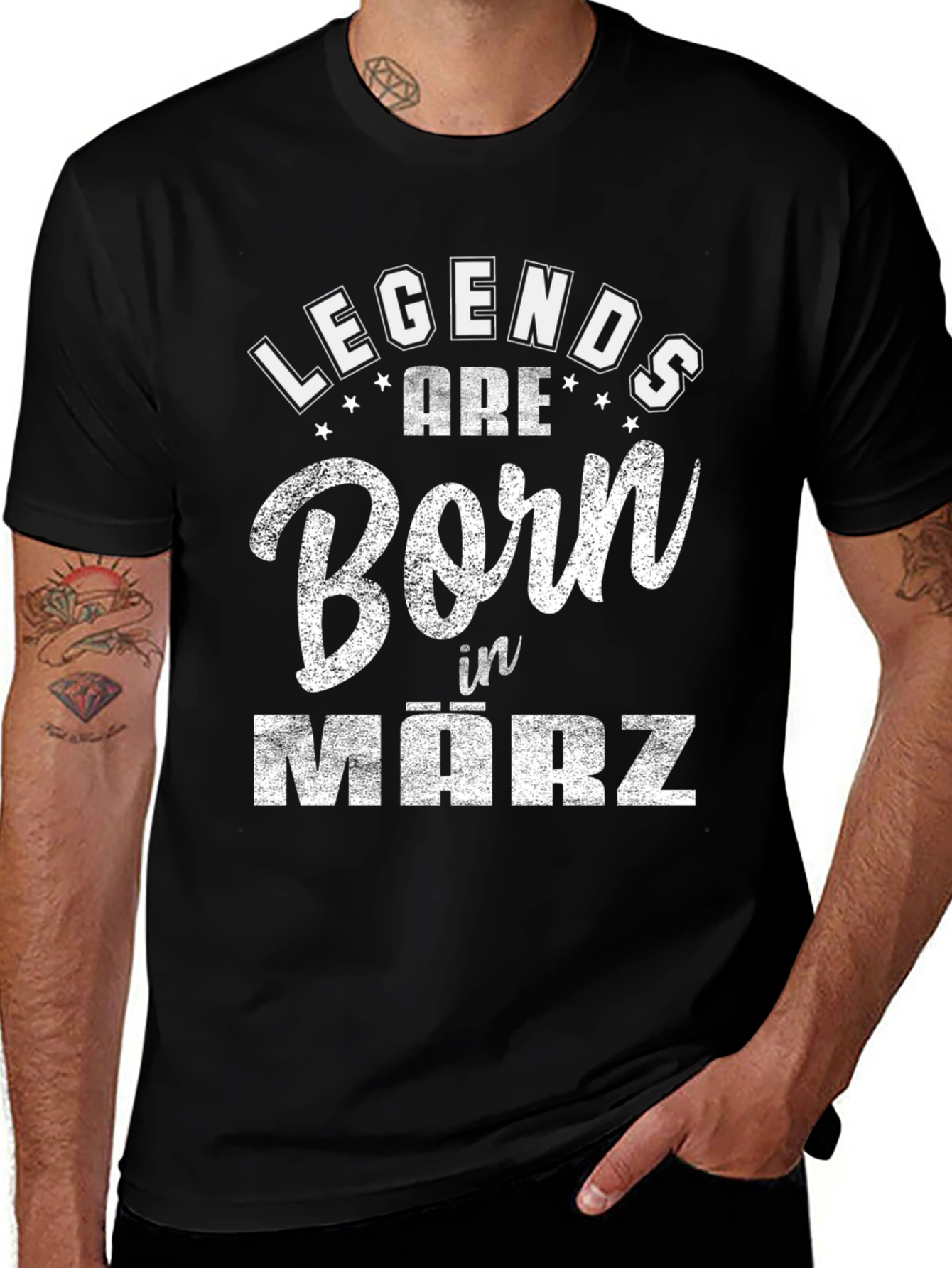 Variant 18 of Legends Are Born in März Black T-Shirt