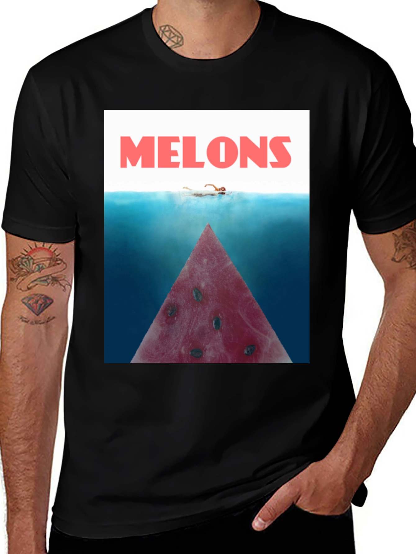 Variant 21 of Melons Watermelon Shark Tee