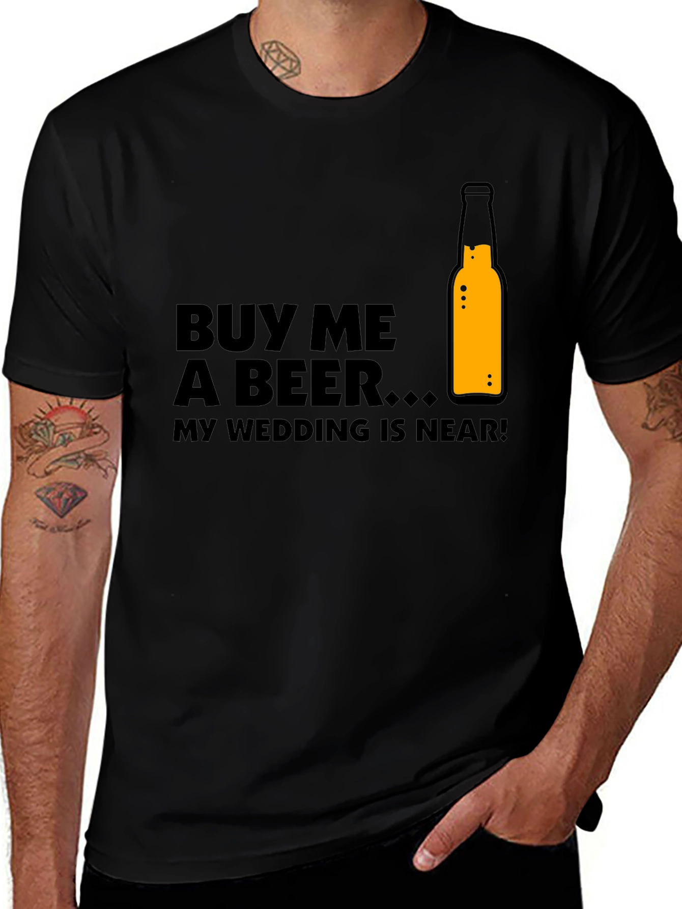 Variant 20 of Buy Me A Beer Wedding T-Shirt