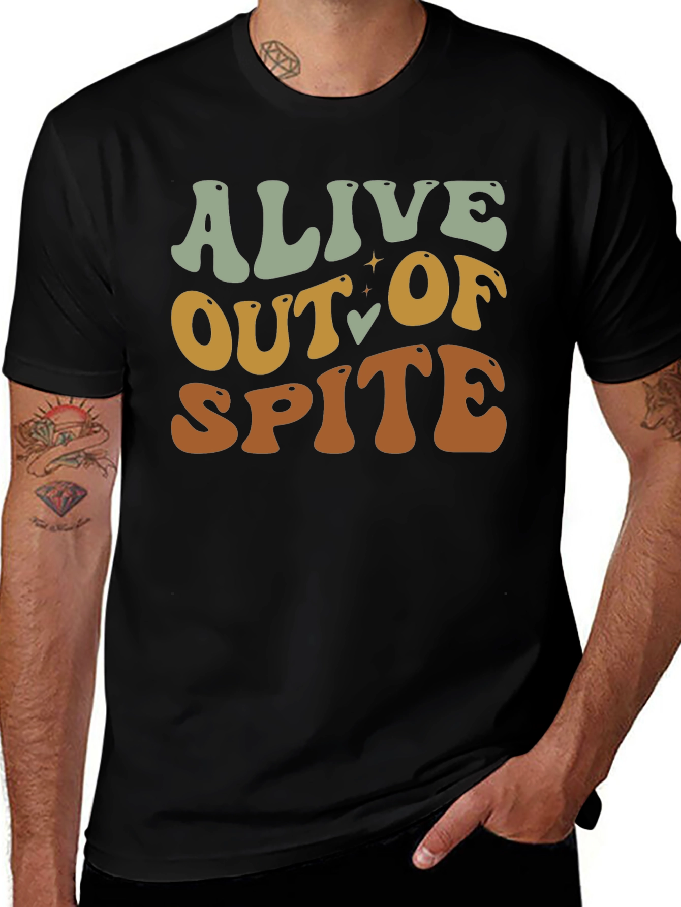 Variant 7 of Alive Out Of Spite Graphic Tee