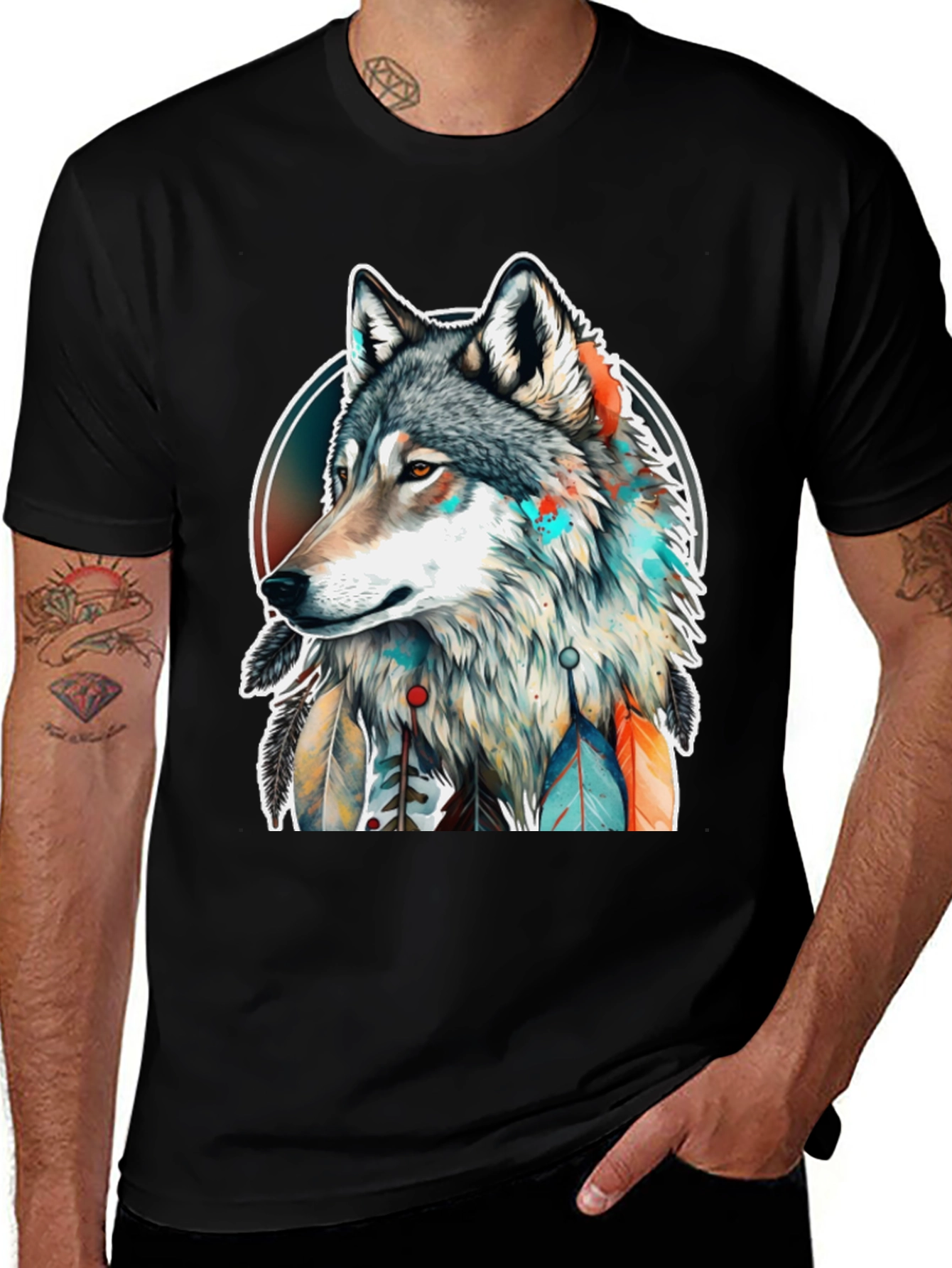 Variant 10 of Wolf Spirit Tee