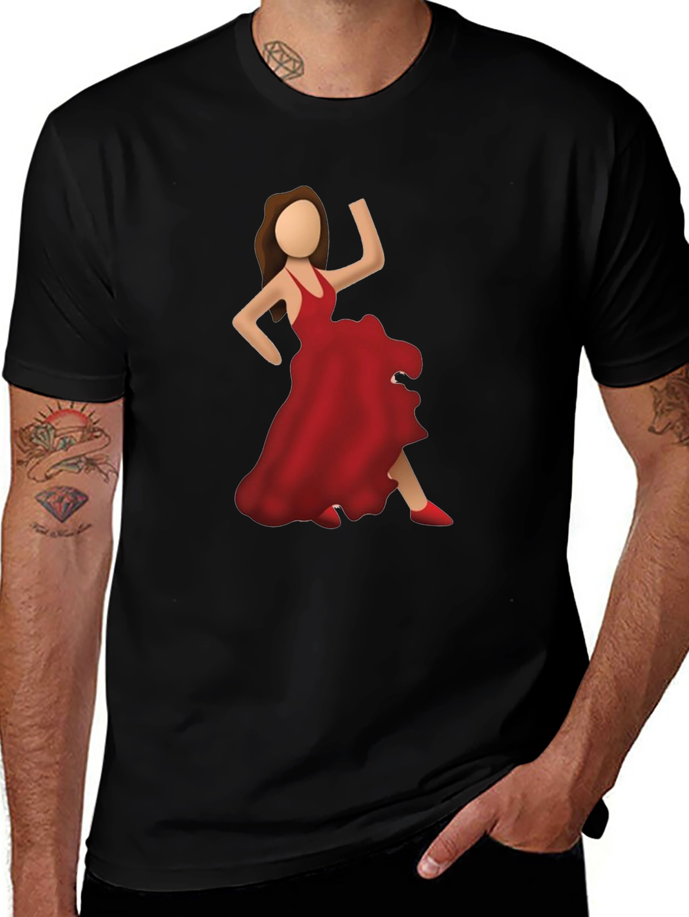 Variant 28 of Dancing Woman Graphic T-Shirt - Stylish & Unique