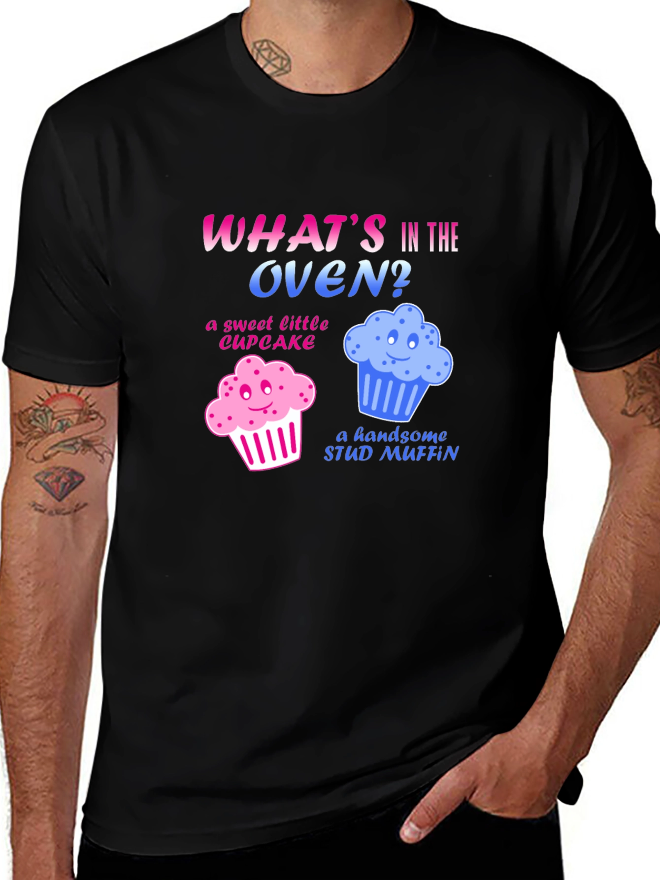 Variant 17 of What's in the Oven? Gender Reveal T-Shirt