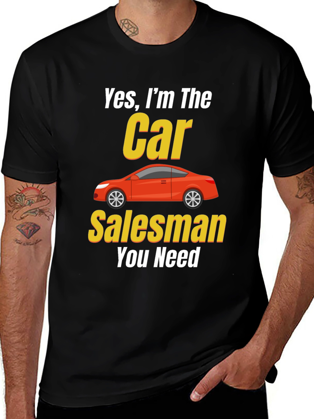 Variant 4 of Car Salesman T-Shirt: Funny Auto Dealer Tee