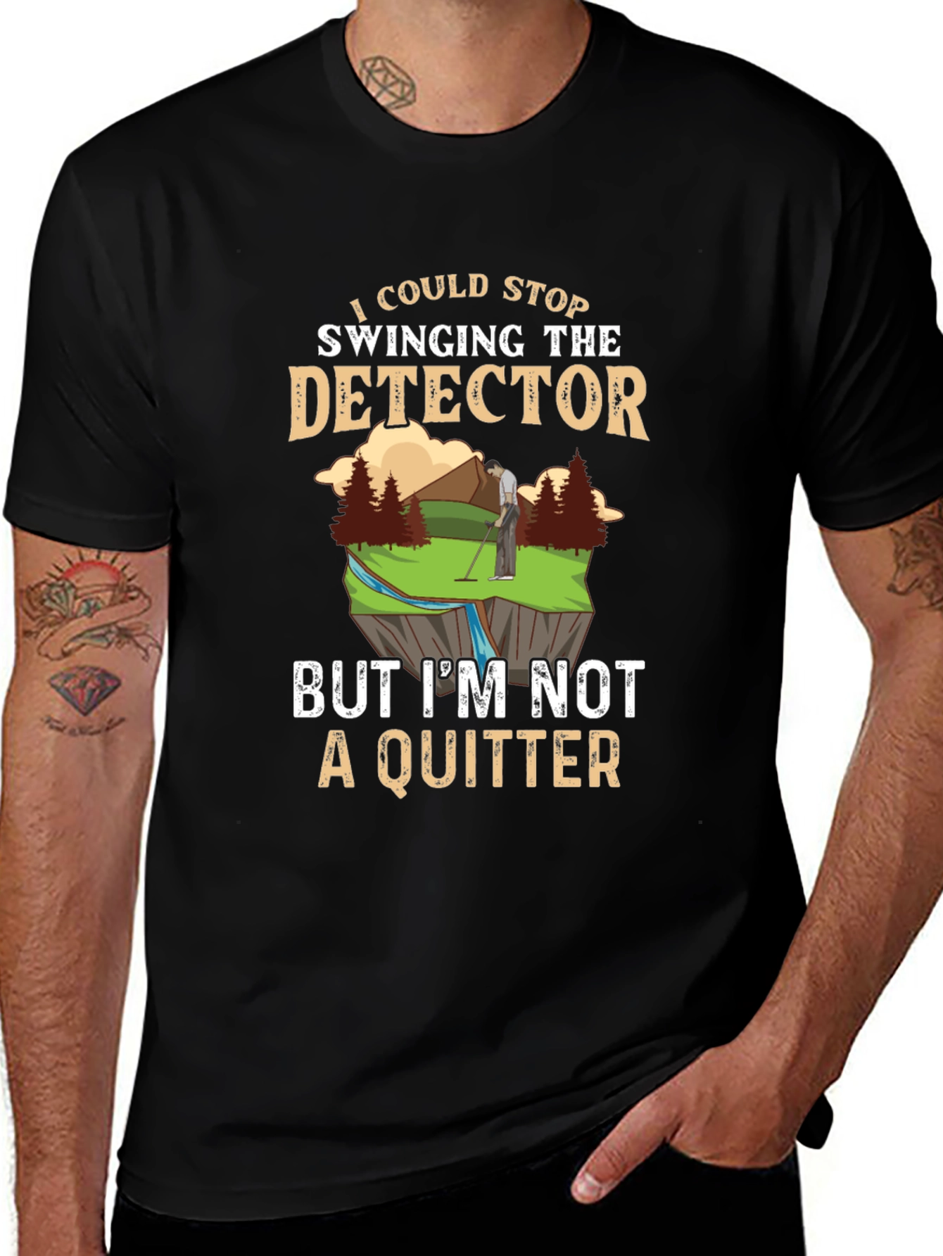 Variant 13 of Metal Detecting Humor T-Shirt