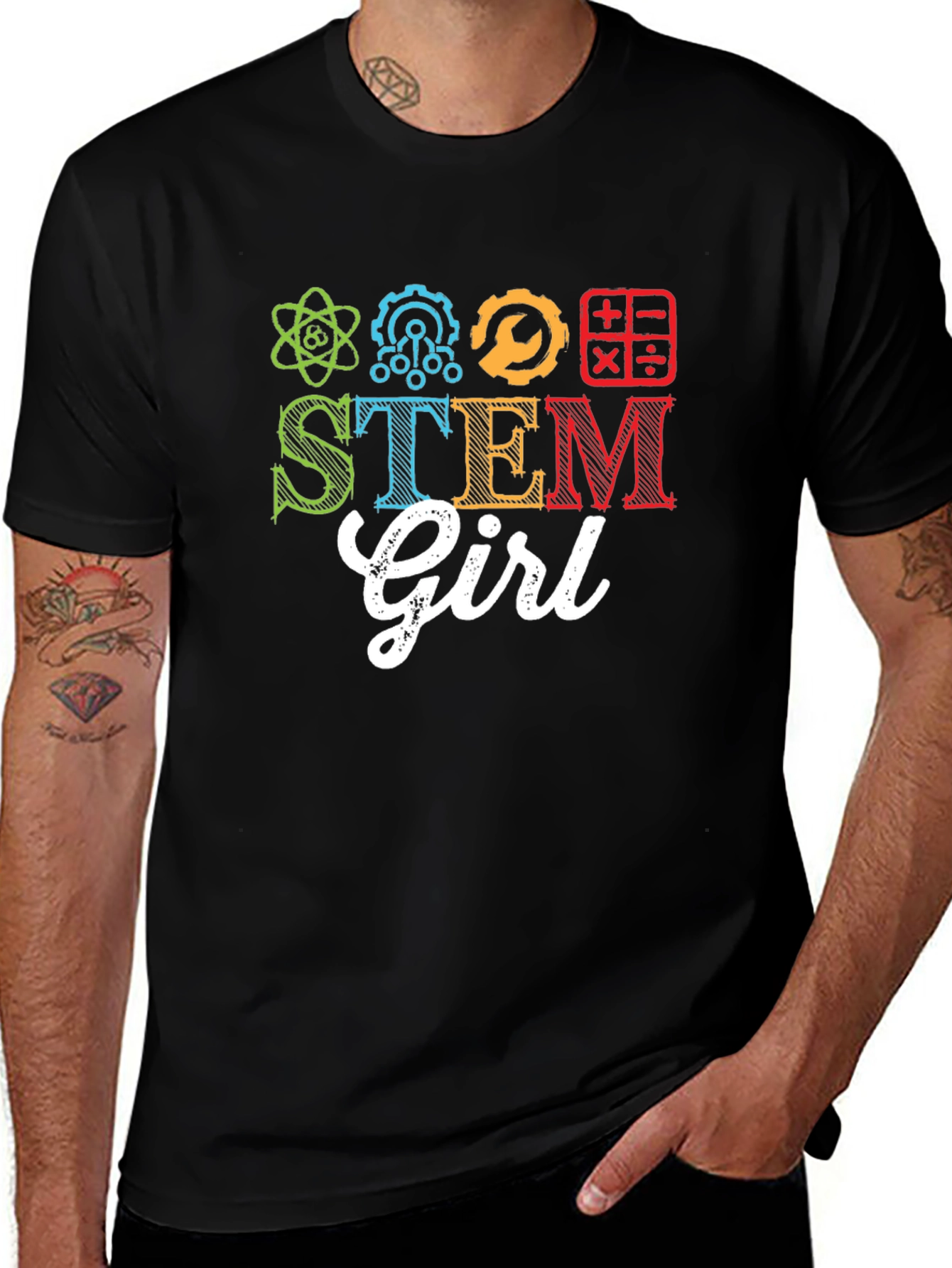 STEM Girl T-Shirt - Science Tech Engineering Math Tee
